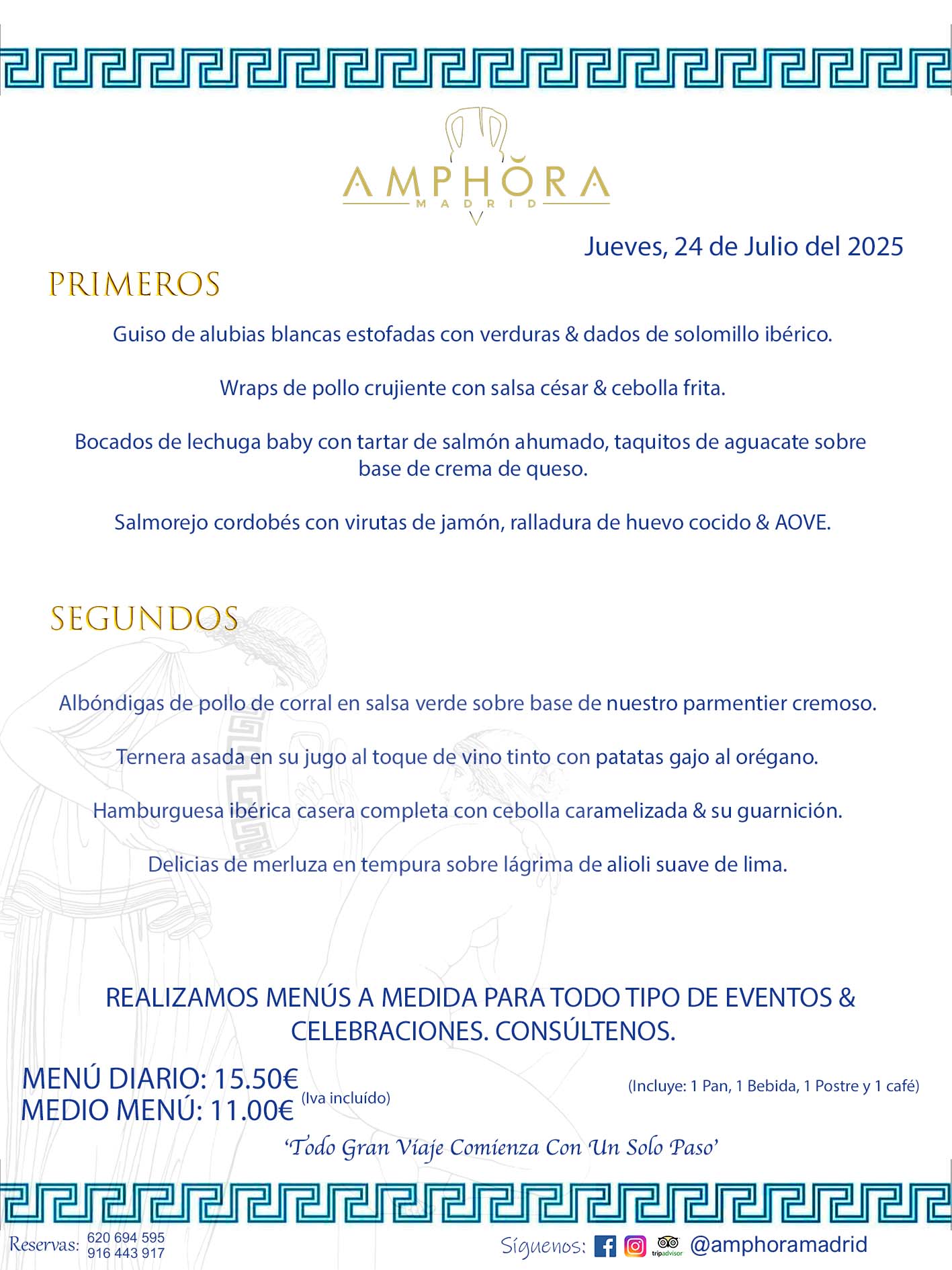 MENÚS DEL DÍA ALCORCÓN MENÚ DEL JUEVES 24 DE JULIO DE DE 2025 MENÚS DIARIOS MEJORES MENÚS RESTAURANTES ALCORCÓN RESTAURANTE AMPHORA TERRAZA EN ALCORCÓN (DISPONEMOS DE UNA GRAN TERRAZA) Av. Leganés, 54 28923 · Alcorcón · Madrid · España. 91 644 39 17 620 694 595 También realizamos menús especiales a medida personalizados a grupos para todo tipo de eventos, como celebraciones, comidas o cenas de empresas, bautizos, bodas, cumpleaños, cenas o comidas de navidad 2023 2024, etc. Consúltenos o visite nuestras excelentes y amplias instalaciones y les prepararemos el menú más ajustado a sus necesidades y presupuesto. #RestaurantesEventos #RestaurantesMenúsCelebraciones #RestaurantesSalonesBodasBautizosComuniones #MenúsEspecialesparaEventosAlcorcón #MenúsCelebracionesAlcorcón #RestaurantesSalonesMenúsEspecialesGrupos #RestaurantesMenúsCumpleaños #ComidasCenasEmpresasAlcorcón #MenúsparaCenasComidasEventosEmpresasMadrid #MejoresTerrazasMadrid #MejorTerrazaAlcorcónMadrid #PresupuestosMenúsBodasComunionesBautizosAlcorcón #RestaurantesSecretosconEncantoMadrid #RestaurantesMenúsCenasComidasGruposEmpresasNavidadesAlcorcon #SalonesComidasCenasEmpresasAlcorcón #MenúsEventos #MenúsBodas #MenúsComuniones #MenúsCumpleaños #MenúsBautizos #MenúsEventosAlcorcón #MenúsBodasAlcorcón #MenúsComunionesAlcorcón #MenúsCumpleañosAlcorcón #MenúsBautizosAlcorcón #MenúsNavidadAlcorcón #MenúsComidasNavidad #MenúsCenasNavidad #SalonesEventosAlcorcón RESTAURANTES ALCORCÓN CELEBRACIONES EVENTOS CUMPLEAÑOS BODAS COMUNIONES BAUTIZOS, MENÚS ESPECIALES A MEDIDA PARA REUNIONES FAMILIARES EVENTOS CELEBRACIONES BODAS COMUNIONES BAUTIZOS EN ALCORCÓN, RESTAURANTES SALONES GRUPOS COMIDAS CENAS EN ALCORCÓN, RESTAURANTES COMIDAS CENAS EMPRESA ALCORCÓN MADRID, MEJORES TERRAZAS ALCORCÓN, MEJOR TERRAZA ALCORCÓN, RESTAURANTES SECRETOS CON ENCANTO EN MADRID, RESTAURANTES MENUS GRUPOS ESPECIALES COMIDAS CENAS EMPRESAS NAVIDADES ALCORCÓN, CONSÚLTE NUESTROS MENÚS A MEDIDA PARA EVENTOS - REALIZAMOS MENÚS A MEDIDA PARA BODAS, COMUNIONES, BAUTIZOS, CUMPLEAÑOS, CENAS COMIDAS DE EMPRESAS, ETC - NUESTRO RESTAURANTE DIPONE DE UNA EXTRAORDINARIA TERRAZA PARA TODO TIPO DE EVENTOS - NUESTROS SALONES INTERIORES SE ADAPTAN A TODO DE EVENTOS, YA SEAN PARTICULARES COMO DE EMPRESAS - RESTAURANTE PREPARADO PARA TODO TIPO DE EVENTOS DE CLIENTES DE LA ZONA SUR SUROESTE DE MADRID COMO ALCORCÓN MÓSTOLES FUENLABRADA VILLAVICIOSA DE ODÓN POZUELO DE ALARCÓN GETAFE LAS ROZAS MAJADAHONDA - UNO DE LOS MEJORES RESTAURANTES DE MADRID PARA COMER O CENAR A LA CARTA O CON NUESTROS MENÚS - CELEBRE CON NOSOTROS SUS REUNIONES FAMILIARES CUMPLEAÑOS BAUTIZOS COMUNIONES BODAS PRESENTACIONES ETC. PUES SERÁN UN ÉXITO - MEJORES RESTAURANTES SALONES CELEBRACIONES EN ALCORCÓN -RESTAURANTES MENUS GRUPOS COMIDAS CENAS REUNIONES EMPRESAS NAVIDADES 2024 ALCORCÓN ZONA SUR MADRID.MENÚS DEL DÍA ALCORCÓN DIARIOS MEJORES MENÚS RESTAURANTES ALCORCÓN RESTAURANTE AMPHORA TERRAZA EN ALCORCÓN (DISPONEMOS DE UNA GRAN TERRAZA)