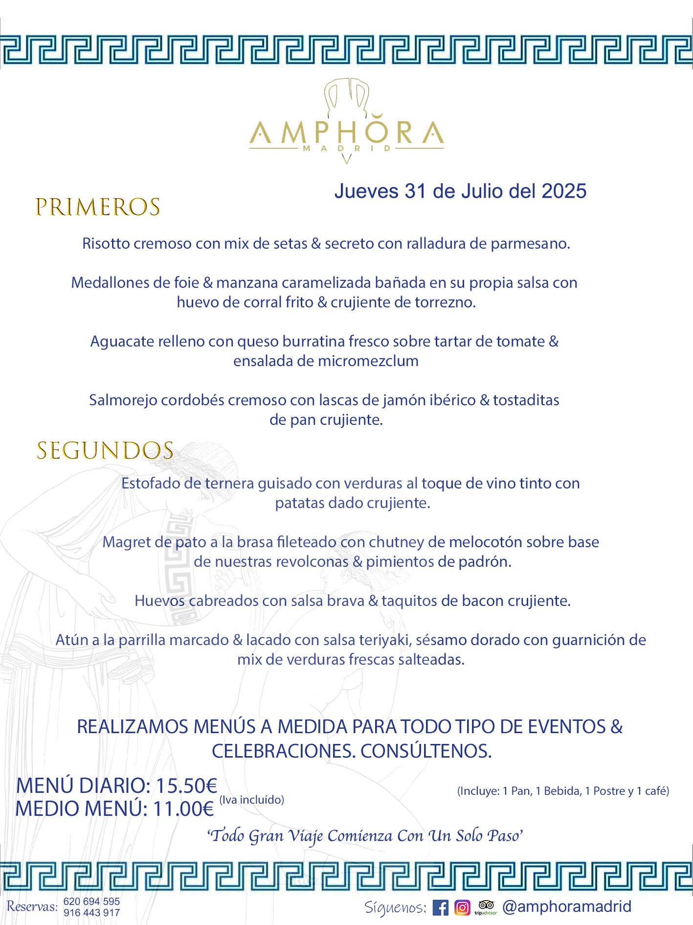 MENÚS DEL DÍA ALCORCÓN MENÚ DEL MIÉRCOLES 31 DE JULIO DE DE 2025 MENÚS DIARIOS MEJORES MENÚS RESTAURANTES ALCORCÓN RESTAURANTE AMPHORA TERRAZA EN ALCORCÓN (DISPONEMOS DE UNA GRAN TERRAZA) Av. Leganés, 54 28923 · Alcorcón · Madrid · España. 91 644 39 17 620 694 595 También realizamos menús especiales a medida personalizados a grupos para todo tipo de eventos, como celebraciones, comidas o cenas de empresas, bautizos, bodas, cumpleaños, cenas o comidas de navidad 2023 2024, etc. Consúltenos o visite nuestras excelentes y amplias instalaciones y les prepararemos el menú más ajustado a sus necesidades y presupuesto. #RestaurantesEventos #RestaurantesMenúsCelebraciones #RestaurantesSalonesBodasBautizosComuniones #MenúsEspecialesparaEventosAlcorcón #MenúsCelebracionesAlcorcón #RestaurantesSalonesMenúsEspecialesGrupos #RestaurantesMenúsCumpleaños #ComidasCenasEmpresasAlcorcón #MenúsparaCenasComidasEventosEmpresasMadrid #MejoresTerrazasMadrid #MejorTerrazaAlcorcónMadrid #PresupuestosMenúsBodasComunionesBautizosAlcorcón #RestaurantesSecretosconEncantoMadrid #RestaurantesMenúsCenasComidasGruposEmpresasNavidadesAlcorcon #SalonesComidasCenasEmpresasAlcorcón #MenúsEventos #MenúsBodas #MenúsComuniones #MenúsCumpleaños #MenúsBautizos #MenúsEventosAlcorcón #MenúsBodasAlcorcón #MenúsComunionesAlcorcón #MenúsCumpleañosAlcorcón #MenúsBautizosAlcorcón #MenúsNavidadAlcorcón #MenúsComidasNavidad #MenúsCenasNavidad #SalonesEventosAlcorcón RESTAURANTES ALCORCÓN CELEBRACIONES EVENTOS CUMPLEAÑOS BODAS COMUNIONES BAUTIZOS, MENÚS ESPECIALES A MEDIDA PARA REUNIONES FAMILIARES EVENTOS CELEBRACIONES BODAS COMUNIONES BAUTIZOS EN ALCORCÓN, RESTAURANTES SALONES GRUPOS COMIDAS CENAS EN ALCORCÓN, RESTAURANTES COMIDAS CENAS EMPRESA ALCORCÓN MADRID, MEJORES TERRAZAS ALCORCÓN, MEJOR TERRAZA ALCORCÓN, RESTAURANTES SECRETOS CON ENCANTO EN MADRID, RESTAURANTES MENUS GRUPOS ESPECIALES COMIDAS CENAS EMPRESAS NAVIDADES ALCORCÓN, CONSÚLTE NUESTROS MENÚS A MEDIDA PARA EVENTOS - REALIZAMOS MENÚS A MEDIDA PARA BODAS, COMUNIONES, BAUTIZOS, CUMPLEAÑOS, CENAS COMIDAS DE EMPRESAS, ETC - NUESTRO RESTAURANTE DIPONE DE UNA EXTRAORDINARIA TERRAZA PARA TODO TIPO DE EVENTOS - NUESTROS SALONES INTERIORES SE ADAPTAN A TODO DE EVENTOS, YA SEAN PARTICULARES COMO DE EMPRESAS - RESTAURANTE PREPARADO PARA TODO TIPO DE EVENTOS DE CLIENTES DE LA ZONA SUR SUROESTE DE MADRID COMO ALCORCÓN MÓSTOLES FUENLABRADA VILLAVICIOSA DE ODÓN POZUELO DE ALARCÓN GETAFE LAS ROZAS MAJADAHONDA - UNO DE LOS MEJORES RESTAURANTES DE MADRID PARA COMER O CENAR A LA CARTA O CON NUESTROS MENÚS - CELEBRE CON NOSOTROS SUS REUNIONES FAMILIARES CUMPLEAÑOS BAUTIZOS COMUNIONES BODAS PRESENTACIONES ETC. PUES SERÁN UN ÉXITO - MEJORES RESTAURANTES SALONES CELEBRACIONES EN ALCORCÓN -RESTAURANTES MENUS GRUPOS COMIDAS CENAS REUNIONES EMPRESAS NAVIDADES 2024 ALCORCÓN ZONA SUR MADRID.MENÚS DEL DÍA ALCORCÓN DIARIOS MEJORES MENÚS RESTAURANTES ALCORCÓN RESTAURANTE AMPHORA TERRAZA EN ALCORCÓN (DISPONEMOS DE UNA GRAN TERRAZA)
