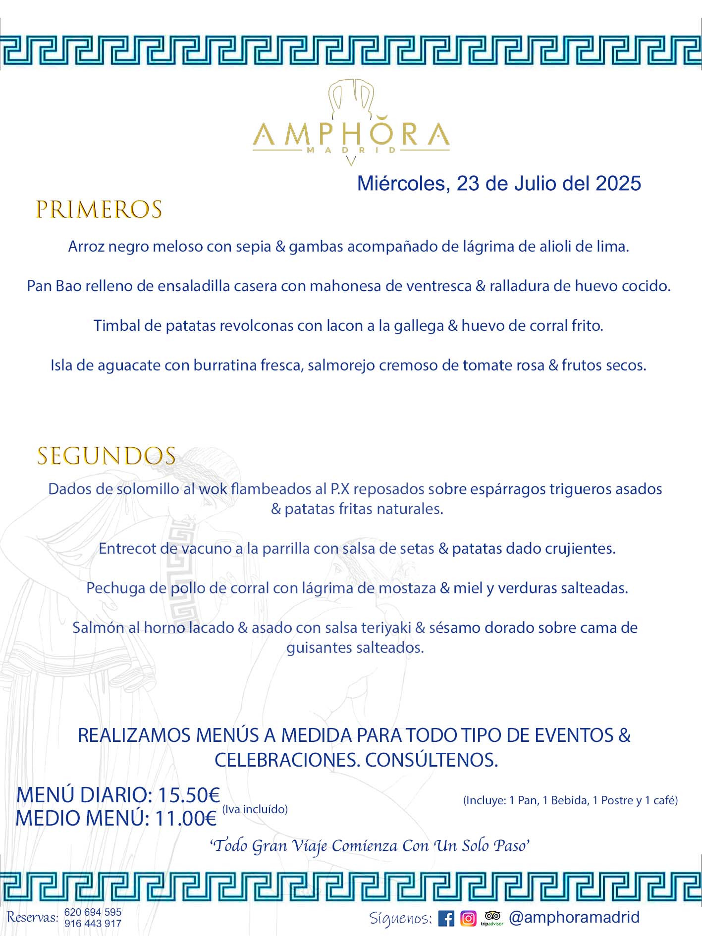 MENÚS DEL DÍA ALCORCÓN MENÚ DEL MIÉRCOLES 23 DE JULIO DE DE 2025 MENÚS DIARIOS MEJORES MENÚS RESTAURANTES ALCORCÓN RESTAURANTE AMPHORA TERRAZA EN ALCORCÓN (DISPONEMOS DE UNA GRAN TERRAZA) Av. Leganés, 54 28923 · Alcorcón · Madrid · España. 91 644 39 17 620 694 595 También realizamos menús especiales a medida personalizados a grupos para todo tipo de eventos, como celebraciones, comidas o cenas de empresas, bautizos, bodas, cumpleaños, cenas o comidas de navidad 2023 2024, etc. Consúltenos o visite nuestras excelentes y amplias instalaciones y les prepararemos el menú más ajustado a sus necesidades y presupuesto. #RestaurantesEventos #RestaurantesMenúsCelebraciones #RestaurantesSalonesBodasBautizosComuniones #MenúsEspecialesparaEventosAlcorcón #MenúsCelebracionesAlcorcón #RestaurantesSalonesMenúsEspecialesGrupos #RestaurantesMenúsCumpleaños #ComidasCenasEmpresasAlcorcón #MenúsparaCenasComidasEventosEmpresasMadrid #MejoresTerrazasMadrid #MejorTerrazaAlcorcónMadrid #PresupuestosMenúsBodasComunionesBautizosAlcorcón #RestaurantesSecretosconEncantoMadrid #RestaurantesMenúsCenasComidasGruposEmpresasNavidadesAlcorcon #SalonesComidasCenasEmpresasAlcorcón #MenúsEventos #MenúsBodas #MenúsComuniones #MenúsCumpleaños #MenúsBautizos #MenúsEventosAlcorcón #MenúsBodasAlcorcón #MenúsComunionesAlcorcón #MenúsCumpleañosAlcorcón #MenúsBautizosAlcorcón #MenúsNavidadAlcorcón #MenúsComidasNavidad #MenúsCenasNavidad #SalonesEventosAlcorcón RESTAURANTES ALCORCÓN CELEBRACIONES EVENTOS CUMPLEAÑOS BODAS COMUNIONES BAUTIZOS, MENÚS ESPECIALES A MEDIDA PARA REUNIONES FAMILIARES EVENTOS CELEBRACIONES BODAS COMUNIONES BAUTIZOS EN ALCORCÓN, RESTAURANTES SALONES GRUPOS COMIDAS CENAS EN ALCORCÓN, RESTAURANTES COMIDAS CENAS EMPRESA ALCORCÓN MADRID, MEJORES TERRAZAS ALCORCÓN, MEJOR TERRAZA ALCORCÓN, RESTAURANTES SECRETOS CON ENCANTO EN MADRID, RESTAURANTES MENUS GRUPOS ESPECIALES COMIDAS CENAS EMPRESAS NAVIDADES ALCORCÓN, CONSÚLTE NUESTROS MENÚS A MEDIDA PARA EVENTOS - REALIZAMOS MENÚS A MEDIDA PARA BODAS, COMUNIONES, BAUTIZOS, CUMPLEAÑOS, CENAS COMIDAS DE EMPRESAS, ETC - NUESTRO RESTAURANTE DIPONE DE UNA EXTRAORDINARIA TERRAZA PARA TODO TIPO DE EVENTOS - NUESTROS SALONES INTERIORES SE ADAPTAN A TODO DE EVENTOS, YA SEAN PARTICULARES COMO DE EMPRESAS - RESTAURANTE PREPARADO PARA TODO TIPO DE EVENTOS DE CLIENTES DE LA ZONA SUR SUROESTE DE MADRID COMO ALCORCÓN MÓSTOLES FUENLABRADA VILLAVICIOSA DE ODÓN POZUELO DE ALARCÓN GETAFE LAS ROZAS MAJADAHONDA - UNO DE LOS MEJORES RESTAURANTES DE MADRID PARA COMER O CENAR A LA CARTA O CON NUESTROS MENÚS - CELEBRE CON NOSOTROS SUS REUNIONES FAMILIARES CUMPLEAÑOS BAUTIZOS COMUNIONES BODAS PRESENTACIONES ETC. PUES SERÁN UN ÉXITO - MEJORES RESTAURANTES SALONES CELEBRACIONES EN ALCORCÓN -RESTAURANTES MENUS GRUPOS COMIDAS CENAS REUNIONES EMPRESAS NAVIDADES 2024 ALCORCÓN ZONA SUR MADRID.MENÚS DEL DÍA ALCORCÓN DIARIOS MEJORES MENÚS RESTAURANTES ALCORCÓN RESTAURANTE AMPHORA TERRAZA EN ALCORCÓN (DISPONEMOS DE UNA GRAN TERRAZA)