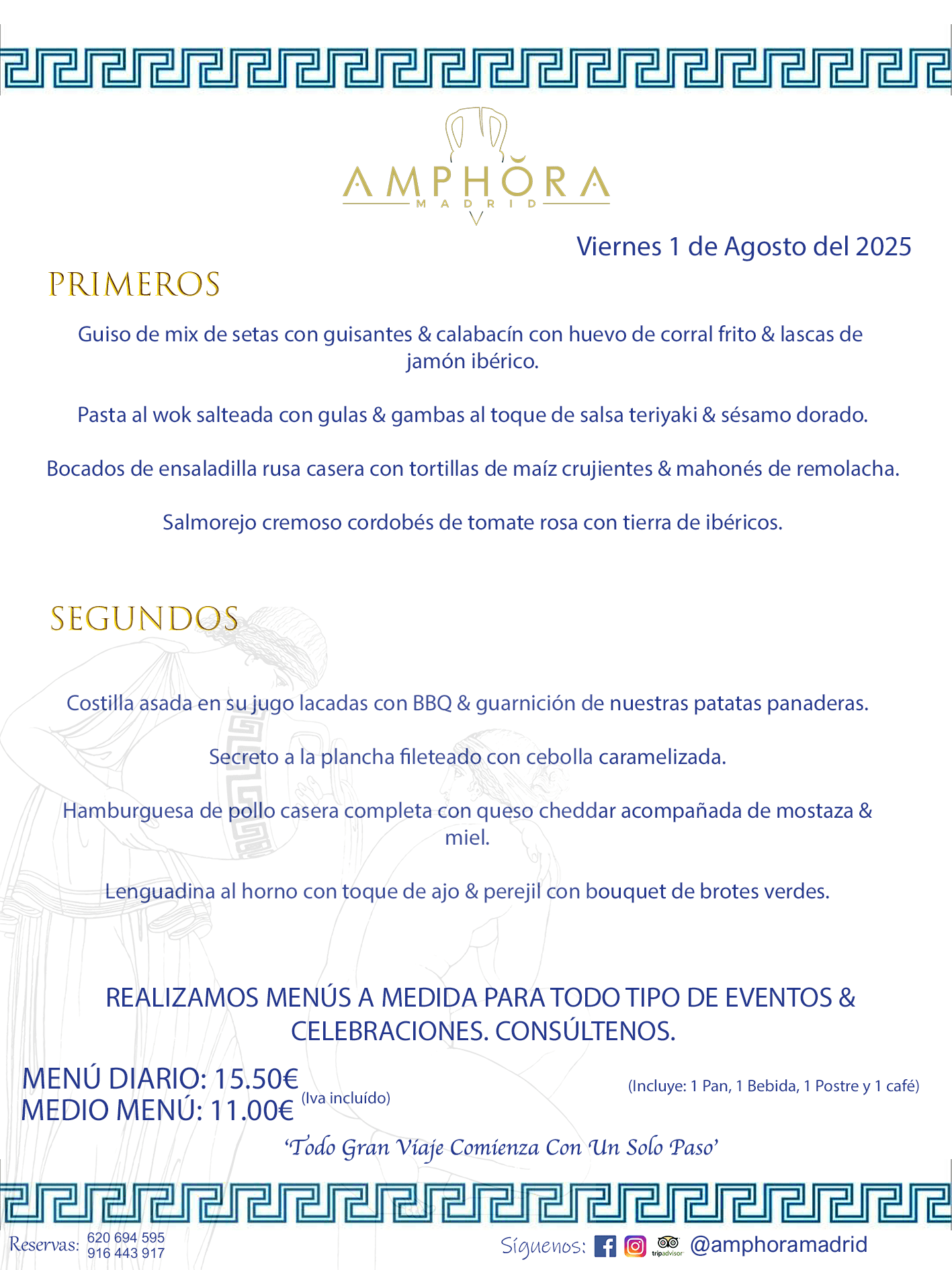 MENÚS DEL DÍA ALCORCÓN MENÚ DEL VIERNES 1 DE AGOSTO DE DE 2025 MENÚS DIARIOS MEJORES MENÚS RESTAURANTES ALCORCÓN RESTAURANTE AMPHORA TERRAZA EN ALCORCÓN (DISPONEMOS DE UNA GRAN TERRAZA) Av. Leganés, 54 28923 · Alcorcón · Madrid · España. 91 644 39 17 620 694 595 También realizamos menús especiales a medida personalizados a grupos para todo tipo de eventos, como celebraciones, comidas o cenas de empresas, bautizos, bodas, cumpleaños, cenas o comidas de navidad 2023 2024, etc. Consúltenos o visite nuestras excelentes y amplias instalaciones y les prepararemos el menú más ajustado a sus necesidades y presupuesto. #RestaurantesEventos #RestaurantesMenúsCelebraciones #RestaurantesSalonesBodasBautizosComuniones #MenúsEspecialesparaEventosAlcorcón #MenúsCelebracionesAlcorcón #RestaurantesSalonesMenúsEspecialesGrupos #RestaurantesMenúsCumpleaños #ComidasCenasEmpresasAlcorcón #MenúsparaCenasComidasEventosEmpresasMadrid #MejoresTerrazasMadrid #MejorTerrazaAlcorcónMadrid #PresupuestosMenúsBodasComunionesBautizosAlcorcón #RestaurantesSecretosconEncantoMadrid #RestaurantesMenúsCenasComidasGruposEmpresasNavidadesAlcorcon #SalonesComidasCenasEmpresasAlcorcón #MenúsEventos #MenúsBodas #MenúsComuniones #MenúsCumpleaños #MenúsBautizos #MenúsEventosAlcorcón #MenúsBodasAlcorcón #MenúsComunionesAlcorcón #MenúsCumpleañosAlcorcón #MenúsBautizosAlcorcón #MenúsNavidadAlcorcón #MenúsComidasNavidad #MenúsCenasNavidad #SalonesEventosAlcorcón RESTAURANTES ALCORCÓN CELEBRACIONES EVENTOS CUMPLEAÑOS BODAS COMUNIONES BAUTIZOS, MENÚS ESPECIALES A MEDIDA PARA REUNIONES FAMILIARES EVENTOS CELEBRACIONES BODAS COMUNIONES BAUTIZOS EN ALCORCÓN, RESTAURANTES SALONES GRUPOS COMIDAS CENAS EN ALCORCÓN, RESTAURANTES COMIDAS CENAS EMPRESA ALCORCÓN MADRID, MEJORES TERRAZAS ALCORCÓN, MEJOR TERRAZA ALCORCÓN, RESTAURANTES SECRETOS CON ENCANTO EN MADRID, RESTAURANTES MENUS GRUPOS ESPECIALES COMIDAS CENAS EMPRESAS NAVIDADES ALCORCÓN, CONSÚLTE NUESTROS MENÚS A MEDIDA PARA EVENTOS - REALIZAMOS MENÚS A MEDIDA PARA BODAS, COMUNIONES, BAUTIZOS, CUMPLEAÑOS, CENAS COMIDAS DE EMPRESAS, ETC - NUESTRO RESTAURANTE DIPONE DE UNA EXTRAORDINARIA TERRAZA PARA TODO TIPO DE EVENTOS - NUESTROS SALONES INTERIORES SE ADAPTAN A TODO DE EVENTOS, YA SEAN PARTICULARES COMO DE EMPRESAS - RESTAURANTE PREPARADO PARA TODO TIPO DE EVENTOS DE CLIENTES DE LA ZONA SUR SUROESTE DE MADRID COMO ALCORCÓN MÓSTOLES FUENLABRADA VILLAVICIOSA DE ODÓN POZUELO DE ALARCÓN GETAFE LAS ROZAS MAJADAHONDA - UNO DE LOS MEJORES RESTAURANTES DE MADRID PARA COMER O CENAR A LA CARTA O CON NUESTROS MENÚS - CELEBRE CON NOSOTROS SUS REUNIONES FAMILIARES CUMPLEAÑOS BAUTIZOS COMUNIONES BODAS PRESENTACIONES ETC. PUES SERÁN UN ÉXITO - MEJORES RESTAURANTES SALONES CELEBRACIONES EN ALCORCÓN -RESTAURANTES MENUS GRUPOS COMIDAS CENAS REUNIONES EMPRESAS NAVIDADES 2024 ALCORCÓN ZONA SUR MADRID.MENÚS DEL DÍA ALCORCÓN DIARIOS MEJORES MENÚS RESTAURANTES ALCORCÓN RESTAURANTE AMPHORA TERRAZA EN ALCORCÓN (DISPONEMOS DE UNA GRAN TERRAZA)