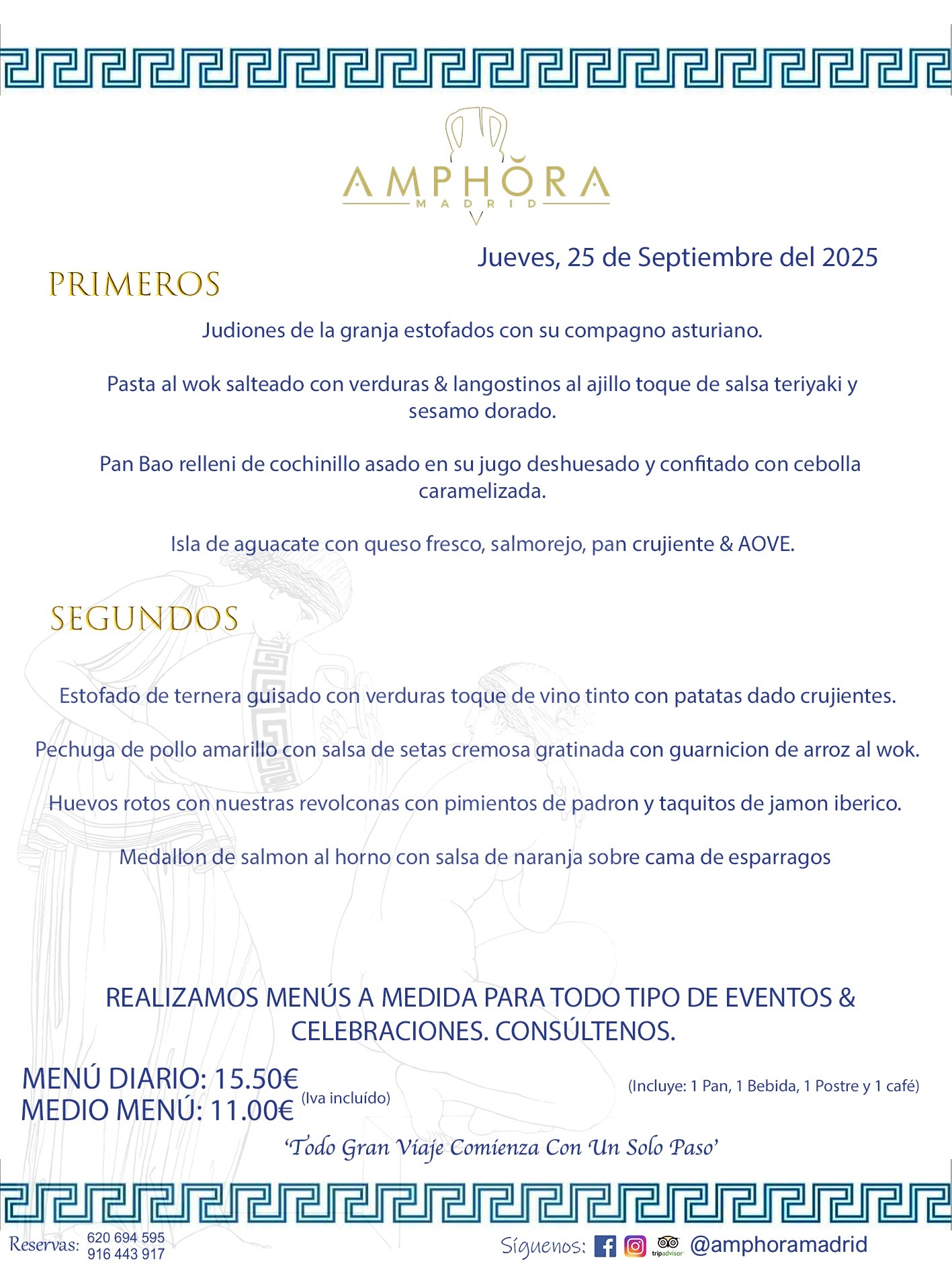 MENÚS DEL DÍA ALCORCÓN MENÚ DEL JUEVES 25 DE SEPTIEMBRE DE DE 2025 MENÚS DIARIOS MEJORES MENÚS RESTAURANTES ALCORCÓN RESTAURANTE AMPHORA TERRAZA EN ALCORCÓN (DISPONEMOS DE UNA GRAN TERRAZA) Av. Leganés, 54 28923 · Alcorcón · Madrid · España. 91 644 39 17 620 694 595 También realizamos menús especiales a medida personalizados a grupos para todo tipo de eventos, como celebraciones, comidas o cenas de empresas, bautizos, bodas, cumpleaños, cenas o comidas de navidad 2023 2024, etc. Consúltenos o visite nuestras excelentes y amplias instalaciones y les prepararemos el menú más ajustado a sus necesidades y presupuesto. #RestaurantesEventos #RestaurantesMenúsCelebraciones #RestaurantesSalonesBodasBautizosComuniones #MenúsEspecialesparaEventosAlcorcón #MenúsCelebracionesAlcorcón #RestaurantesSalonesMenúsEspecialesGrupos #RestaurantesMenúsCumpleaños #ComidasCenasEmpresasAlcorcón #MenúsparaCenasComidasEventosEmpresasMadrid #MejoresTerrazasMadrid #MejorTerrazaAlcorcónMadrid #PresupuestosMenúsBodasComunionesBautizosAlcorcón #RestaurantesSecretosconEncantoMadrid #RestaurantesMenúsCenasComidasGruposEmpresasNavidadesAlcorcon #SalonesComidasCenasEmpresasAlcorcón #MenúsEventos #MenúsBodas #MenúsComuniones #MenúsCumpleaños #MenúsBautizos #MenúsEventosAlcorcón #MenúsBodasAlcorcón #MenúsComunionesAlcorcón #MenúsCumpleañosAlcorcón #MenúsBautizosAlcorcón #MenúsNavidadAlcorcón #MenúsComidasNavidad #MenúsCenasNavidad #SalonesEventosAlcorcón RESTAURANTES ALCORCÓN CELEBRACIONES EVENTOS CUMPLEAÑOS BODAS COMUNIONES BAUTIZOS, MENÚS ESPECIALES A MEDIDA PARA REUNIONES FAMILIARES EVENTOS CELEBRACIONES BODAS COMUNIONES BAUTIZOS EN ALCORCÓN, RESTAURANTES SALONES GRUPOS COMIDAS CENAS EN ALCORCÓN, RESTAURANTES COMIDAS CENAS EMPRESA ALCORCÓN MADRID, MEJORES TERRAZAS ALCORCÓN, MEJOR TERRAZA ALCORCÓN, RESTAURANTES SECRETOS CON ENCANTO EN MADRID, RESTAURANTES MENUS GRUPOS ESPECIALES COMIDAS CENAS EMPRESAS NAVIDADES ALCORCÓN, CONSÚLTE NUESTROS MENÚS A MEDIDA PARA EVENTOS - REALIZAMOS MENÚS A MEDIDA PARA BODAS, COMUNIONES, BAUTIZOS, CUMPLEAÑOS, CENAS COMIDAS DE EMPRESAS, ETC - NUESTRO RESTAURANTE DIPONE DE UNA EXTRAORDINARIA TERRAZA PARA TODO TIPO DE EVENTOS - NUESTROS SALONES INTERIORES SE ADAPTAN A TODO DE EVENTOS, YA SEAN PARTICULARES COMO DE EMPRESAS - RESTAURANTE PREPARADO PARA TODO TIPO DE EVENTOS DE CLIENTES DE LA ZONA SUR SUROESTE DE MADRID COMO ALCORCÓN MÓSTOLES FUENLABRADA VILLAVICIOSA DE ODÓN POZUELO DE ALARCÓN GETAFE LAS ROZAS MAJADAHONDA - UNO DE LOS MEJORES RESTAURANTES DE MADRID PARA COMER O CENAR A LA CARTA O CON NUESTROS MENÚS - CELEBRE CON NOSOTROS SUS REUNIONES FAMILIARES CUMPLEAÑOS BAUTIZOS COMUNIONES BODAS PRESENTACIONES ETC. PUES SERÁN UN ÉXITO - MEJORES RESTAURANTES SALONES CELEBRACIONES EN ALCORCÓN -RESTAURANTES MENUS GRUPOS COMIDAS CENAS REUNIONES EMPRESAS NAVIDADES 2024 ALCORCÓN ZONA SUR MADRID.MENÚS DEL DÍA ALCORCÓN DIARIOS MEJORES MENÚS RESTAURANTES ALCORCÓN RESTAURANTE AMPHORA TERRAZA EN ALCORCÓN (DISPONEMOS DE UNA GRAN TERRAZA)