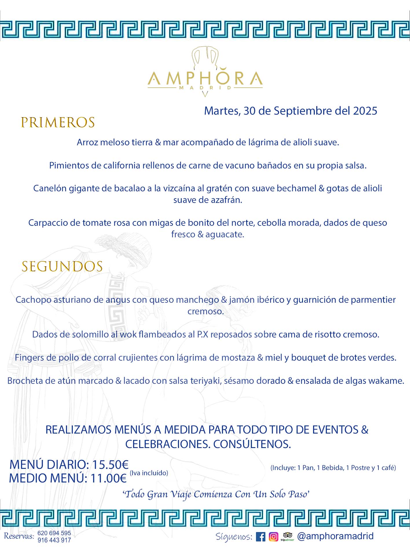 MENÚS DEL DÍA ALCORCÓN MENÚ DEL MARTES 30 DE SEPTIEMBRE DE DE 2025 MENÚS DIARIOS MEJORES MENÚS RESTAURANTES ALCORCÓN RESTAURANTE AMPHORA TERRAZA EN ALCORCÓN (DISPONEMOS DE UNA GRAN TERRAZA) Av. Leganés, 54 28923 · Alcorcón · Madrid · España. 91 644 39 17 620 694 595 También realizamos menús especiales a medida personalizados a grupos para todo tipo de eventos, como celebraciones, comidas o cenas de empresas, bautizos, bodas, cumpleaños, cenas o comidas de navidad 2023 2024, etc. Consúltenos o visite nuestras excelentes y amplias instalaciones y les prepararemos el menú más ajustado a sus necesidades y presupuesto. #RestaurantesEventos #RestaurantesMenúsCelebraciones #RestaurantesSalonesBodasBautizosComuniones #MenúsEspecialesparaEventosAlcorcón #MenúsCelebracionesAlcorcón #RestaurantesSalonesMenúsEspecialesGrupos #RestaurantesMenúsCumpleaños #ComidasCenasEmpresasAlcorcón #MenúsparaCenasComidasEventosEmpresasMadrid #MejoresTerrazasMadrid #MejorTerrazaAlcorcónMadrid #PresupuestosMenúsBodasComunionesBautizosAlcorcón #RestaurantesSecretosconEncantoMadrid #RestaurantesMenúsCenasComidasGruposEmpresasNavidadesAlcorcon #SalonesComidasCenasEmpresasAlcorcón #MenúsEventos #MenúsBodas #MenúsComuniones #MenúsCumpleaños #MenúsBautizos #MenúsEventosAlcorcón #MenúsBodasAlcorcón #MenúsComunionesAlcorcón #MenúsCumpleañosAlcorcón #MenúsBautizosAlcorcón #MenúsNavidadAlcorcón #MenúsComidasNavidad #MenúsCenasNavidad #SalonesEventosAlcorcón RESTAURANTES ALCORCÓN CELEBRACIONES EVENTOS CUMPLEAÑOS BODAS COMUNIONES BAUTIZOS, MENÚS ESPECIALES A MEDIDA PARA REUNIONES FAMILIARES EVENTOS CELEBRACIONES BODAS COMUNIONES BAUTIZOS EN ALCORCÓN, RESTAURANTES SALONES GRUPOS COMIDAS CENAS EN ALCORCÓN, RESTAURANTES COMIDAS CENAS EMPRESA ALCORCÓN MADRID, MEJORES TERRAZAS ALCORCÓN, MEJOR TERRAZA ALCORCÓN, RESTAURANTES SECRETOS CON ENCANTO EN MADRID, RESTAURANTES MENUS GRUPOS ESPECIALES COMIDAS CENAS EMPRESAS NAVIDADES ALCORCÓN, CONSÚLTE NUESTROS MENÚS A MEDIDA PARA EVENTOS - REALIZAMOS MENÚS A MEDIDA PARA BODAS, COMUNIONES, BAUTIZOS, CUMPLEAÑOS, CENAS COMIDAS DE EMPRESAS, ETC - NUESTRO RESTAURANTE DIPONE DE UNA EXTRAORDINARIA TERRAZA PARA TODO TIPO DE EVENTOS - NUESTROS SALONES INTERIORES SE ADAPTAN A TODO DE EVENTOS, YA SEAN PARTICULARES COMO DE EMPRESAS - RESTAURANTE PREPARADO PARA TODO TIPO DE EVENTOS DE CLIENTES DE LA ZONA SUR SUROESTE DE MADRID COMO ALCORCÓN MÓSTOLES FUENLABRADA VILLAVICIOSA DE ODÓN POZUELO DE ALARCÓN GETAFE LAS ROZAS MAJADAHONDA - UNO DE LOS MEJORES RESTAURANTES DE MADRID PARA COMER O CENAR A LA CARTA O CON NUESTROS MENÚS - CELEBRE CON NOSOTROS SUS REUNIONES FAMILIARES CUMPLEAÑOS BAUTIZOS COMUNIONES BODAS PRESENTACIONES ETC. PUES SERÁN UN ÉXITO - MEJORES RESTAURANTES SALONES CELEBRACIONES EN ALCORCÓN -RESTAURANTES MENUS GRUPOS COMIDAS CENAS REUNIONES EMPRESAS NAVIDADES 2024 ALCORCÓN ZONA SUR MADRID.MENÚS DEL DÍA ALCORCÓN DIARIOS MEJORES MENÚS RESTAURANTES ALCORCÓN RESTAURANTE AMPHORA TERRAZA EN ALCORCÓN (DISPONEMOS DE UNA GRAN TERRAZA)