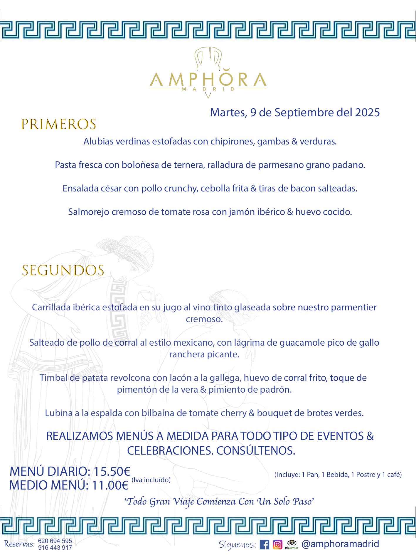 MENÚS DEL DÍA ALCORCÓN MENÚ DEL MARTES 9 DE SEPTIEMBRE DE DE 2025 MENÚS DIARIOS MEJORES MENÚS RESTAURANTES ALCORCÓN RESTAURANTE AMPHORA TERRAZA EN ALCORCÓN (DISPONEMOS DE UNA GRAN TERRAZA) Av. Leganés, 54 28923 · Alcorcón · Madrid · España. 91 644 39 17 620 694 595 También realizamos menús especiales a medida personalizados a grupos para todo tipo de eventos, como celebraciones, comidas o cenas de empresas, bautizos, bodas, cumpleaños, cenas o comidas de navidad 2023 2024, etc. Consúltenos o visite nuestras excelentes y amplias instalaciones y les prepararemos el menú más ajustado a sus necesidades y presupuesto. #RestaurantesEventos #RestaurantesMenúsCelebraciones #RestaurantesSalonesBodasBautizosComuniones #MenúsEspecialesparaEventosAlcorcón #MenúsCelebracionesAlcorcón #RestaurantesSalonesMenúsEspecialesGrupos #RestaurantesMenúsCumpleaños #ComidasCenasEmpresasAlcorcón #MenúsparaCenasComidasEventosEmpresasMadrid #MejoresTerrazasMadrid #MejorTerrazaAlcorcónMadrid #PresupuestosMenúsBodasComunionesBautizosAlcorcón #RestaurantesSecretosconEncantoMadrid #RestaurantesMenúsCenasComidasGruposEmpresasNavidadesAlcorcon #SalonesComidasCenasEmpresasAlcorcón #MenúsEventos #MenúsBodas #MenúsComuniones #MenúsCumpleaños #MenúsBautizos #MenúsEventosAlcorcón #MenúsBodasAlcorcón #MenúsComunionesAlcorcón #MenúsCumpleañosAlcorcón #MenúsBautizosAlcorcón #MenúsNavidadAlcorcón #MenúsComidasNavidad #MenúsCenasNavidad #SalonesEventosAlcorcón RESTAURANTES ALCORCÓN CELEBRACIONES EVENTOS CUMPLEAÑOS BODAS COMUNIONES BAUTIZOS, MENÚS ESPECIALES A MEDIDA PARA REUNIONES FAMILIARES EVENTOS CELEBRACIONES BODAS COMUNIONES BAUTIZOS EN ALCORCÓN, RESTAURANTES SALONES GRUPOS COMIDAS CENAS EN ALCORCÓN, RESTAURANTES COMIDAS CENAS EMPRESA ALCORCÓN MADRID, MEJORES TERRAZAS ALCORCÓN, MEJOR TERRAZA ALCORCÓN, RESTAURANTES SECRETOS CON ENCANTO EN MADRID, RESTAURANTES MENUS GRUPOS ESPECIALES COMIDAS CENAS EMPRESAS NAVIDADES ALCORCÓN, CONSÚLTE NUESTROS MENÚS A MEDIDA PARA EVENTOS - REALIZAMOS MENÚS A MEDIDA PARA BODAS, COMUNIONES, BAUTIZOS, CUMPLEAÑOS, CENAS COMIDAS DE EMPRESAS, ETC - NUESTRO RESTAURANTE DIPONE DE UNA EXTRAORDINARIA TERRAZA PARA TODO TIPO DE EVENTOS - NUESTROS SALONES INTERIORES SE ADAPTAN A TODO DE EVENTOS, YA SEAN PARTICULARES COMO DE EMPRESAS - RESTAURANTE PREPARADO PARA TODO TIPO DE EVENTOS DE CLIENTES DE LA ZONA SUR SUROESTE DE MADRID COMO ALCORCÓN MÓSTOLES FUENLABRADA VILLAVICIOSA DE ODÓN POZUELO DE ALARCÓN GETAFE LAS ROZAS MAJADAHONDA - UNO DE LOS MEJORES RESTAURANTES DE MADRID PARA COMER O CENAR A LA CARTA O CON NUESTROS MENÚS - CELEBRE CON NOSOTROS SUS REUNIONES FAMILIARES CUMPLEAÑOS BAUTIZOS COMUNIONES BODAS PRESENTACIONES ETC. PUES SERÁN UN ÉXITO - MEJORES RESTAURANTES SALONES CELEBRACIONES EN ALCORCÓN -RESTAURANTES MENUS GRUPOS COMIDAS CENAS REUNIONES EMPRESAS NAVIDADES 2024 ALCORCÓN ZONA SUR MADRID.MENÚS DEL DÍA ALCORCÓN DIARIOS MEJORES MENÚS RESTAURANTES ALCORCÓN RESTAURANTE AMPHORA TERRAZA EN ALCORCÓN (DISPONEMOS DE UNA GRAN TERRAZA)