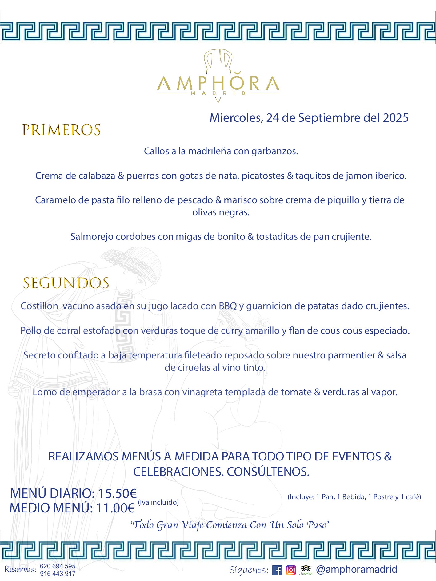 MENÚS DEL DÍA ALCORCÓN MENÚ DEL MIÉRCOLES 24 DE SEPTIEMBRE DE DE 2025 MENÚS DIARIOS MEJORES MENÚS RESTAURANTES ALCORCÓN RESTAURANTE AMPHORA TERRAZA EN ALCORCÓN (DISPONEMOS DE UNA GRAN TERRAZA) Av. Leganés, 54 28923 · Alcorcón · Madrid · España. 91 644 39 17 620 694 595 También realizamos menús especiales a medida personalizados a grupos para todo tipo de eventos, como celebraciones, comidas o cenas de empresas, bautizos, bodas, cumpleaños, cenas o comidas de navidad 2023 2024, etc. Consúltenos o visite nuestras excelentes y amplias instalaciones y les prepararemos el menú más ajustado a sus necesidades y presupuesto. #RestaurantesEventos #RestaurantesMenúsCelebraciones #RestaurantesSalonesBodasBautizosComuniones #MenúsEspecialesparaEventosAlcorcón #MenúsCelebracionesAlcorcón #RestaurantesSalonesMenúsEspecialesGrupos #RestaurantesMenúsCumpleaños #ComidasCenasEmpresasAlcorcón #MenúsparaCenasComidasEventosEmpresasMadrid #MejoresTerrazasMadrid #MejorTerrazaAlcorcónMadrid #PresupuestosMenúsBodasComunionesBautizosAlcorcón #RestaurantesSecretosconEncantoMadrid #RestaurantesMenúsCenasComidasGruposEmpresasNavidadesAlcorcon #SalonesComidasCenasEmpresasAlcorcón #MenúsEventos #MenúsBodas #MenúsComuniones #MenúsCumpleaños #MenúsBautizos #MenúsEventosAlcorcón #MenúsBodasAlcorcón #MenúsComunionesAlcorcón #MenúsCumpleañosAlcorcón #MenúsBautizosAlcorcón #MenúsNavidadAlcorcón #MenúsComidasNavidad #MenúsCenasNavidad #SalonesEventosAlcorcón RESTAURANTES ALCORCÓN CELEBRACIONES EVENTOS CUMPLEAÑOS BODAS COMUNIONES BAUTIZOS, MENÚS ESPECIALES A MEDIDA PARA REUNIONES FAMILIARES EVENTOS CELEBRACIONES BODAS COMUNIONES BAUTIZOS EN ALCORCÓN, RESTAURANTES SALONES GRUPOS COMIDAS CENAS EN ALCORCÓN, RESTAURANTES COMIDAS CENAS EMPRESA ALCORCÓN MADRID, MEJORES TERRAZAS ALCORCÓN, MEJOR TERRAZA ALCORCÓN, RESTAURANTES SECRETOS CON ENCANTO EN MADRID, RESTAURANTES MENUS GRUPOS ESPECIALES COMIDAS CENAS EMPRESAS NAVIDADES ALCORCÓN, CONSÚLTE NUESTROS MENÚS A MEDIDA PARA EVENTOS - REALIZAMOS MENÚS A MEDIDA PARA BODAS, COMUNIONES, BAUTIZOS, CUMPLEAÑOS, CENAS COMIDAS DE EMPRESAS, ETC - NUESTRO RESTAURANTE DIPONE DE UNA EXTRAORDINARIA TERRAZA PARA TODO TIPO DE EVENTOS - NUESTROS SALONES INTERIORES SE ADAPTAN A TODO DE EVENTOS, YA SEAN PARTICULARES COMO DE EMPRESAS - RESTAURANTE PREPARADO PARA TODO TIPO DE EVENTOS DE CLIENTES DE LA ZONA SUR SUROESTE DE MADRID COMO ALCORCÓN MÓSTOLES FUENLABRADA VILLAVICIOSA DE ODÓN POZUELO DE ALARCÓN GETAFE LAS ROZAS MAJADAHONDA - UNO DE LOS MEJORES RESTAURANTES DE MADRID PARA COMER O CENAR A LA CARTA O CON NUESTROS MENÚS - CELEBRE CON NOSOTROS SUS REUNIONES FAMILIARES CUMPLEAÑOS BAUTIZOS COMUNIONES BODAS PRESENTACIONES ETC. PUES SERÁN UN ÉXITO - MEJORES RESTAURANTES SALONES CELEBRACIONES EN ALCORCÓN -RESTAURANTES MENUS GRUPOS COMIDAS CENAS REUNIONES EMPRESAS NAVIDADES 2024 ALCORCÓN ZONA SUR MADRID.MENÚS DEL DÍA ALCORCÓN DIARIOS MEJORES MENÚS RESTAURANTES ALCORCÓN RESTAURANTE AMPHORA TERRAZA EN ALCORCÓN (DISPONEMOS DE UNA GRAN TERRAZA)