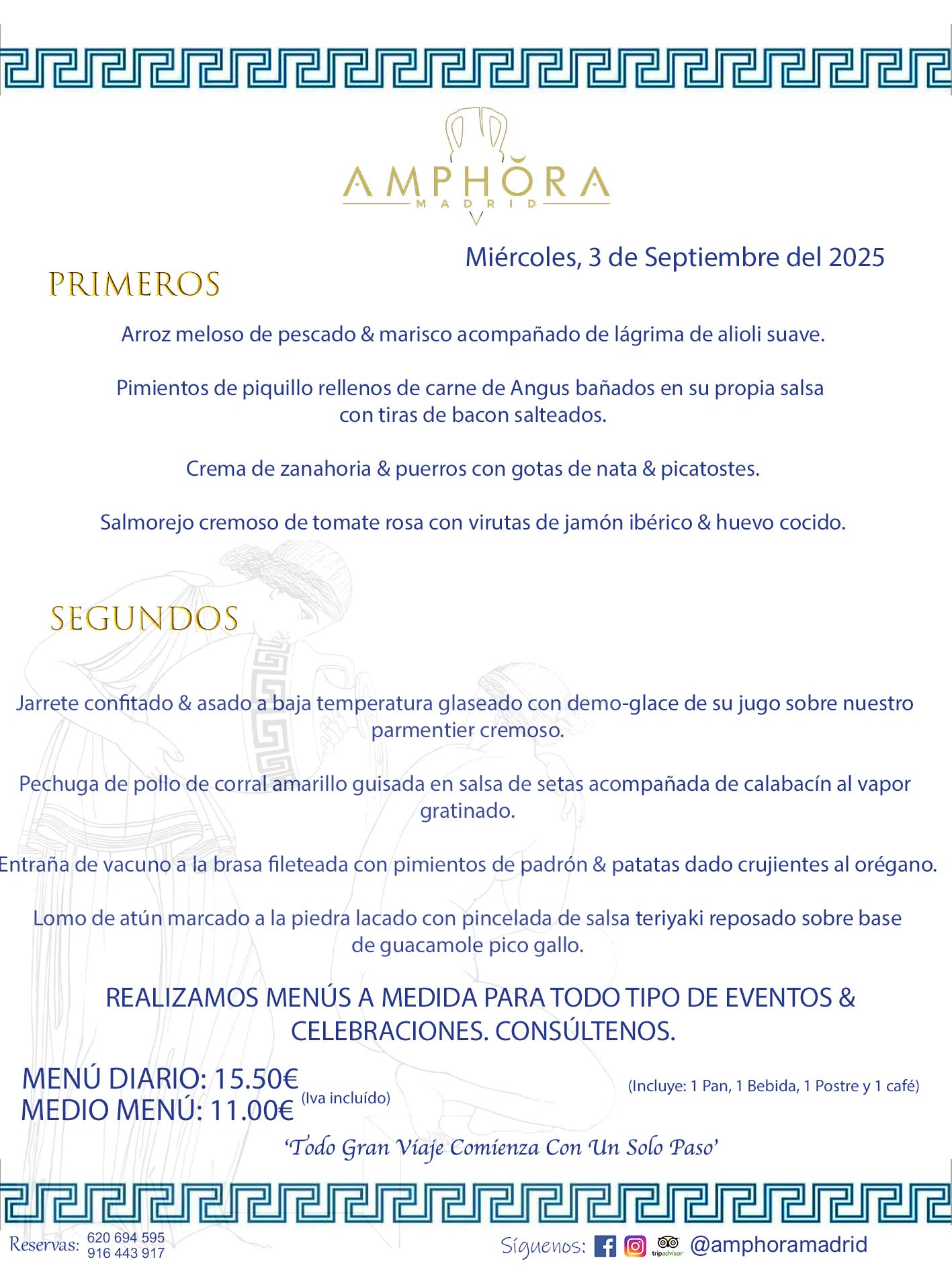 MENÚS DEL DÍA ALCORCÓN MENÚ DEL MIÉRCOLES 3 DE SEPTIEMBRE DE DE 2025 MENÚS DIARIOS MEJORES MENÚS RESTAURANTES ALCORCÓN RESTAURANTE AMPHORA TERRAZA EN ALCORCÓN (DISPONEMOS DE UNA GRAN TERRAZA) Av. Leganés, 54 28923 · Alcorcón · Madrid · España. 91 644 39 17 620 694 595 También realizamos menús especiales a medida personalizados a grupos para todo tipo de eventos, como celebraciones, comidas o cenas de empresas, bautizos, bodas, cumpleaños, cenas o comidas de navidad 2023 2024, etc. Consúltenos o visite nuestras excelentes y amplias instalaciones y les prepararemos el menú más ajustado a sus necesidades y presupuesto. #RestaurantesEventos #RestaurantesMenúsCelebraciones #RestaurantesSalonesBodasBautizosComuniones #MenúsEspecialesparaEventosAlcorcón #MenúsCelebracionesAlcorcón #RestaurantesSalonesMenúsEspecialesGrupos #RestaurantesMenúsCumpleaños #ComidasCenasEmpresasAlcorcón #MenúsparaCenasComidasEventosEmpresasMadrid #MejoresTerrazasMadrid #MejorTerrazaAlcorcónMadrid #PresupuestosMenúsBodasComunionesBautizosAlcorcón #RestaurantesSecretosconEncantoMadrid #RestaurantesMenúsCenasComidasGruposEmpresasNavidadesAlcorcon #SalonesComidasCenasEmpresasAlcorcón #MenúsEventos #MenúsBodas #MenúsComuniones #MenúsCumpleaños #MenúsBautizos #MenúsEventosAlcorcón #MenúsBodasAlcorcón #MenúsComunionesAlcorcón #MenúsCumpleañosAlcorcón #MenúsBautizosAlcorcón #MenúsNavidadAlcorcón #MenúsComidasNavidad #MenúsCenasNavidad #SalonesEventosAlcorcón RESTAURANTES ALCORCÓN CELEBRACIONES EVENTOS CUMPLEAÑOS BODAS COMUNIONES BAUTIZOS, MENÚS ESPECIALES A MEDIDA PARA REUNIONES FAMILIARES EVENTOS CELEBRACIONES BODAS COMUNIONES BAUTIZOS EN ALCORCÓN, RESTAURANTES SALONES GRUPOS COMIDAS CENAS EN ALCORCÓN, RESTAURANTES COMIDAS CENAS EMPRESA ALCORCÓN MADRID, MEJORES TERRAZAS ALCORCÓN, MEJOR TERRAZA ALCORCÓN, RESTAURANTES SECRETOS CON ENCANTO EN MADRID, RESTAURANTES MENUS GRUPOS ESPECIALES COMIDAS CENAS EMPRESAS NAVIDADES ALCORCÓN, CONSÚLTE NUESTROS MENÚS A MEDIDA PARA EVENTOS - REALIZAMOS MENÚS A MEDIDA PARA BODAS, COMUNIONES, BAUTIZOS, CUMPLEAÑOS, CENAS COMIDAS DE EMPRESAS, ETC - NUESTRO RESTAURANTE DIPONE DE UNA EXTRAORDINARIA TERRAZA PARA TODO TIPO DE EVENTOS - NUESTROS SALONES INTERIORES SE ADAPTAN A TODO DE EVENTOS, YA SEAN PARTICULARES COMO DE EMPRESAS - RESTAURANTE PREPARADO PARA TODO TIPO DE EVENTOS DE CLIENTES DE LA ZONA SUR SUROESTE DE MADRID COMO ALCORCÓN MÓSTOLES FUENLABRADA VILLAVICIOSA DE ODÓN POZUELO DE ALARCÓN GETAFE LAS ROZAS MAJADAHONDA - UNO DE LOS MEJORES RESTAURANTES DE MADRID PARA COMER O CENAR A LA CARTA O CON NUESTROS MENÚS - CELEBRE CON NOSOTROS SUS REUNIONES FAMILIARES CUMPLEAÑOS BAUTIZOS COMUNIONES BODAS PRESENTACIONES ETC. PUES SERÁN UN ÉXITO - MEJORES RESTAURANTES SALONES CELEBRACIONES EN ALCORCÓN -RESTAURANTES MENUS GRUPOS COMIDAS CENAS REUNIONES EMPRESAS NAVIDADES 2024 ALCORCÓN ZONA SUR MADRID.MENÚS DEL DÍA ALCORCÓN DIARIOS MEJORES MENÚS RESTAURANTES ALCORCÓN RESTAURANTE AMPHORA TERRAZA EN ALCORCÓN (DISPONEMOS DE UNA GRAN TERRAZA)