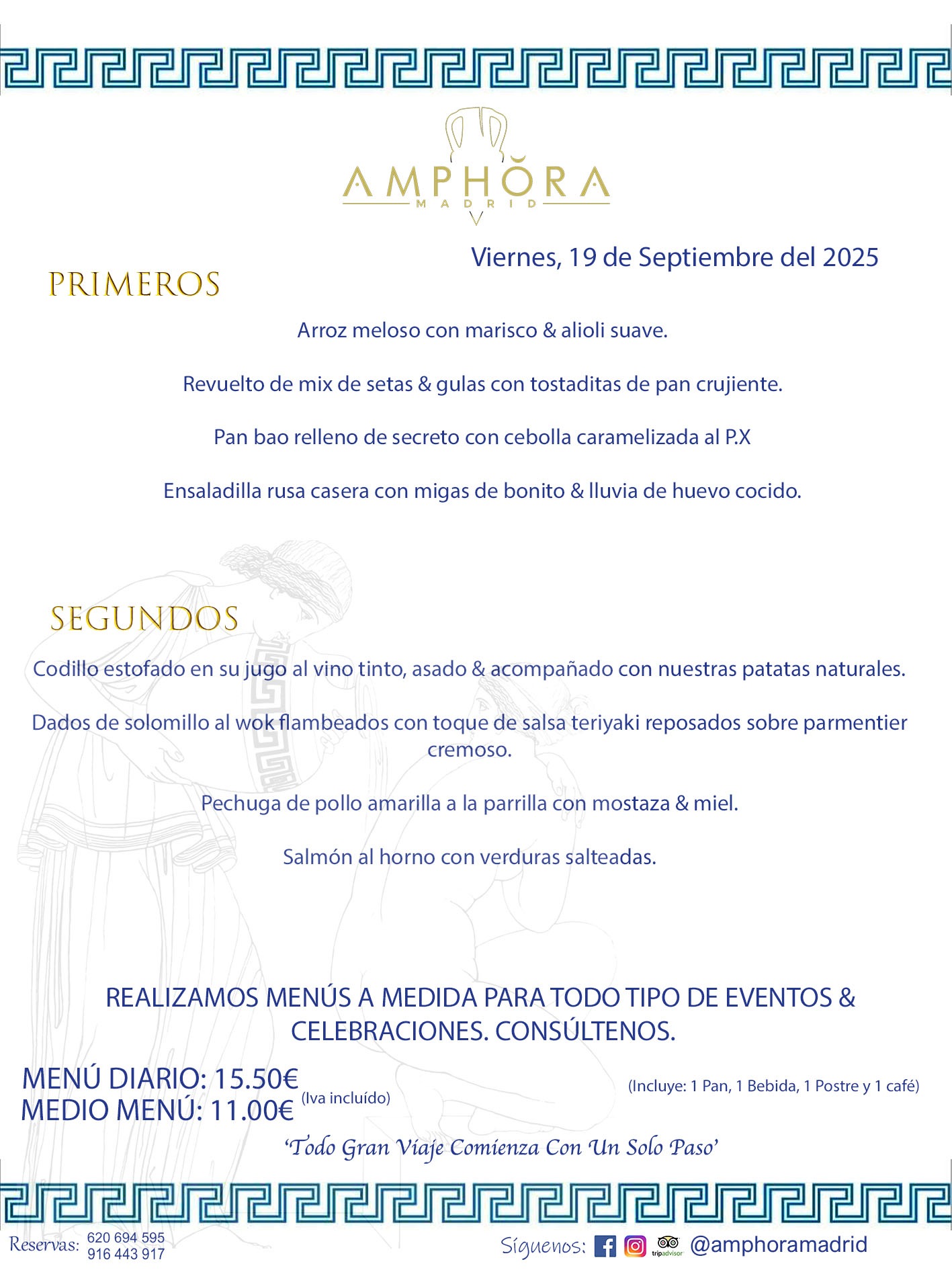 MENÚS DEL DÍA ALCORCÓN MENÚ DEL VIERNES 19 DE SEPTIEMBRE DE DE 2025 MENÚS DIARIOS MEJORES MENÚS RESTAURANTES ALCORCÓN RESTAURANTE AMPHORA TERRAZA EN ALCORCÓN (DISPONEMOS DE UNA GRAN TERRAZA) Av. Leganés, 54 28923 · Alcorcón · Madrid · España. 91 644 39 17 620 694 595 También realizamos menús especiales a medida personalizados a grupos para todo tipo de eventos, como celebraciones, comidas o cenas de empresas, bautizos, bodas, cumpleaños, cenas o comidas de navidad 2023 2024, etc. Consúltenos o visite nuestras excelentes y amplias instalaciones y les prepararemos el menú más ajustado a sus necesidades y presupuesto. #RestaurantesEventos #RestaurantesMenúsCelebraciones #RestaurantesSalonesBodasBautizosComuniones #MenúsEspecialesparaEventosAlcorcón #MenúsCelebracionesAlcorcón #RestaurantesSalonesMenúsEspecialesGrupos #RestaurantesMenúsCumpleaños #ComidasCenasEmpresasAlcorcón #MenúsparaCenasComidasEventosEmpresasMadrid #MejoresTerrazasMadrid #MejorTerrazaAlcorcónMadrid #PresupuestosMenúsBodasComunionesBautizosAlcorcón #RestaurantesSecretosconEncantoMadrid #RestaurantesMenúsCenasComidasGruposEmpresasNavidadesAlcorcon #SalonesComidasCenasEmpresasAlcorcón #MenúsEventos #MenúsBodas #MenúsComuniones #MenúsCumpleaños #MenúsBautizos #MenúsEventosAlcorcón #MenúsBodasAlcorcón #MenúsComunionesAlcorcón #MenúsCumpleañosAlcorcón #MenúsBautizosAlcorcón #MenúsNavidadAlcorcón #MenúsComidasNavidad #MenúsCenasNavidad #SalonesEventosAlcorcón RESTAURANTES ALCORCÓN CELEBRACIONES EVENTOS CUMPLEAÑOS BODAS COMUNIONES BAUTIZOS, MENÚS ESPECIALES A MEDIDA PARA REUNIONES FAMILIARES EVENTOS CELEBRACIONES BODAS COMUNIONES BAUTIZOS EN ALCORCÓN, RESTAURANTES SALONES GRUPOS COMIDAS CENAS EN ALCORCÓN, RESTAURANTES COMIDAS CENAS EMPRESA ALCORCÓN MADRID, MEJORES TERRAZAS ALCORCÓN, MEJOR TERRAZA ALCORCÓN, RESTAURANTES SECRETOS CON ENCANTO EN MADRID, RESTAURANTES MENUS GRUPOS ESPECIALES COMIDAS CENAS EMPRESAS NAVIDADES ALCORCÓN, CONSÚLTE NUESTROS MENÚS A MEDIDA PARA EVENTOS - REALIZAMOS MENÚS A MEDIDA PARA BODAS, COMUNIONES, BAUTIZOS, CUMPLEAÑOS, CENAS COMIDAS DE EMPRESAS, ETC - NUESTRO RESTAURANTE DIPONE DE UNA EXTRAORDINARIA TERRAZA PARA TODO TIPO DE EVENTOS - NUESTROS SALONES INTERIORES SE ADAPTAN A TODO DE EVENTOS, YA SEAN PARTICULARES COMO DE EMPRESAS - RESTAURANTE PREPARADO PARA TODO TIPO DE EVENTOS DE CLIENTES DE LA ZONA SUR SUROESTE DE MADRID COMO ALCORCÓN MÓSTOLES FUENLABRADA VILLAVICIOSA DE ODÓN POZUELO DE ALARCÓN GETAFE LAS ROZAS MAJADAHONDA - UNO DE LOS MEJORES RESTAURANTES DE MADRID PARA COMER O CENAR A LA CARTA O CON NUESTROS MENÚS - CELEBRE CON NOSOTROS SUS REUNIONES FAMILIARES CUMPLEAÑOS BAUTIZOS COMUNIONES BODAS PRESENTACIONES ETC. PUES SERÁN UN ÉXITO - MEJORES RESTAURANTES SALONES CELEBRACIONES EN ALCORCÓN -RESTAURANTES MENUS GRUPOS COMIDAS CENAS REUNIONES EMPRESAS NAVIDADES 2024 ALCORCÓN ZONA SUR MADRID.MENÚS DEL DÍA ALCORCÓN DIARIOS MEJORES MENÚS RESTAURANTES ALCORCÓN RESTAURANTE AMPHORA TERRAZA EN ALCORCÓN (DISPONEMOS DE UNA GRAN TERRAZA)