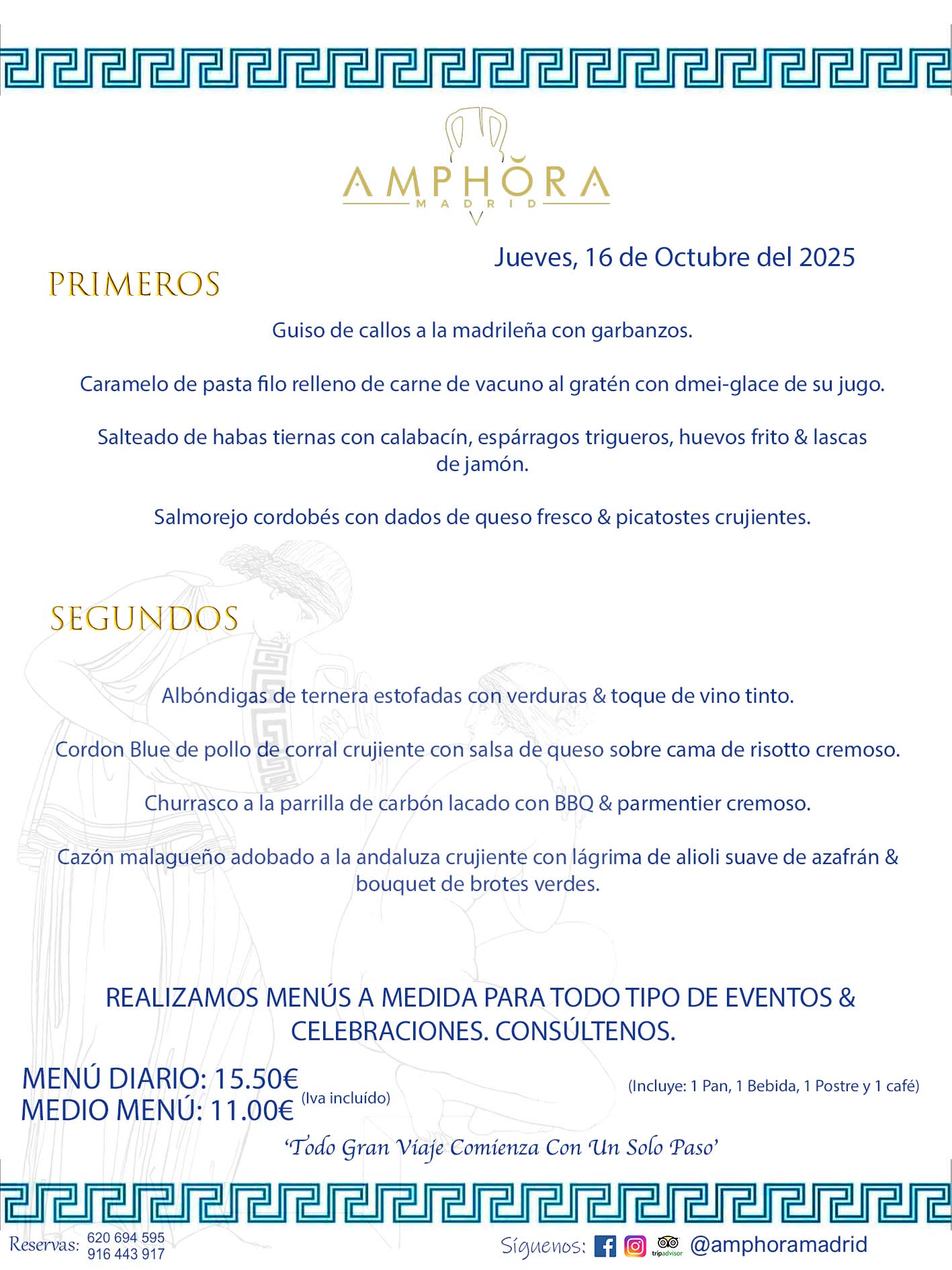 MENÚS DEL DÍA ALCORCÓN MENÚ DEL JUEVES 16 DE OCTUBRE DE DE 2025 MENÚS DIARIOS MEJORES MENÚS RESTAURANTES ALCORCÓN RESTAURANTE AMPHORA TERRAZA EN ALCORCÓN (DISPONEMOS DE UNA GRAN TERRAZA) Av. Leganés, 54 28923 · Alcorcón · Madrid · España. 91 644 39 17 620 694 595 También realizamos menús especiales a medida personalizados a grupos para todo tipo de eventos, como celebraciones, comidas o cenas de empresas, bautizos, bodas, cumpleaños, cenas o comidas de navidad 2023 2024, etc. Consúltenos o visite nuestras excelentes y amplias instalaciones y les prepararemos el menú más ajustado a sus necesidades y presupuesto. #RestaurantesEventos #RestaurantesMenúsCelebraciones #RestaurantesSalonesBodasBautizosComuniones #MenúsEspecialesparaEventosAlcorcón #MenúsCelebracionesAlcorcón #RestaurantesSalonesMenúsEspecialesGrupos #RestaurantesMenúsCumpleaños #ComidasCenasEmpresasAlcorcón #MenúsparaCenasComidasEventosEmpresasMadrid #MejoresTerrazasMadrid #MejorTerrazaAlcorcónMadrid #PresupuestosMenúsBodasComunionesBautizosAlcorcón #RestaurantesSecretosconEncantoMadrid #RestaurantesMenúsCenasComidasGruposEmpresasNavidadesAlcorcon #SalonesComidasCenasEmpresasAlcorcón #MenúsEventos #MenúsBodas #MenúsComuniones #MenúsCumpleaños #MenúsBautizos #MenúsEventosAlcorcón #MenúsBodasAlcorcón #MenúsComunionesAlcorcón #MenúsCumpleañosAlcorcón #MenúsBautizosAlcorcón #MenúsNavidadAlcorcón #MenúsComidasNavidad #MenúsCenasNavidad #SalonesEventosAlcorcón RESTAURANTES ALCORCÓN CELEBRACIONES EVENTOS CUMPLEAÑOS BODAS COMUNIONES BAUTIZOS, MENÚS ESPECIALES A MEDIDA PARA REUNIONES FAMILIARES EVENTOS CELEBRACIONES BODAS COMUNIONES BAUTIZOS EN ALCORCÓN, RESTAURANTES SALONES GRUPOS COMIDAS CENAS EN ALCORCÓN, RESTAURANTES COMIDAS CENAS EMPRESA ALCORCÓN MADRID, MEJORES TERRAZAS ALCORCÓN, MEJOR TERRAZA ALCORCÓN, RESTAURANTES SECRETOS CON ENCANTO EN MADRID, RESTAURANTES MENUS GRUPOS ESPECIALES COMIDAS CENAS EMPRESAS NAVIDADES ALCORCÓN, CONSÚLTE NUESTROS MENÚS A MEDIDA PARA EVENTOS - REALIZAMOS MENÚS A MEDIDA PARA BODAS, COMUNIONES, BAUTIZOS, CUMPLEAÑOS, CENAS COMIDAS DE EMPRESAS, ETC - NUESTRO RESTAURANTE DIPONE DE UNA EXTRAORDINARIA TERRAZA PARA TODO TIPO DE EVENTOS - NUESTROS SALONES INTERIORES SE ADAPTAN A TODO DE EVENTOS, YA SEAN PARTICULARES COMO DE EMPRESAS - RESTAURANTE PREPARADO PARA TODO TIPO DE EVENTOS DE CLIENTES DE LA ZONA SUR SUROESTE DE MADRID COMO ALCORCÓN MÓSTOLES FUENLABRADA VILLAVICIOSA DE ODÓN POZUELO DE ALARCÓN GETAFE LAS ROZAS MAJADAHONDA - UNO DE LOS MEJORES RESTAURANTES DE MADRID PARA COMER O CENAR A LA CARTA O CON NUESTROS MENÚS - CELEBRE CON NOSOTROS SUS REUNIONES FAMILIARES CUMPLEAÑOS BAUTIZOS COMUNIONES BODAS PRESENTACIONES ETC. PUES SERÁN UN ÉXITO - MEJORES RESTAURANTES SALONES CELEBRACIONES EN ALCORCÓN -RESTAURANTES MENUS GRUPOS COMIDAS CENAS REUNIONES EMPRESAS NAVIDADES 2024 ALCORCÓN ZONA SUR MADRID.MENÚS DEL DÍA ALCORCÓN DIARIOS MEJORES MENÚS RESTAURANTES ALCORCÓN RESTAURANTE AMPHORA TERRAZA EN ALCORCÓN (DISPONEMOS DE UNA GRAN TERRAZA)