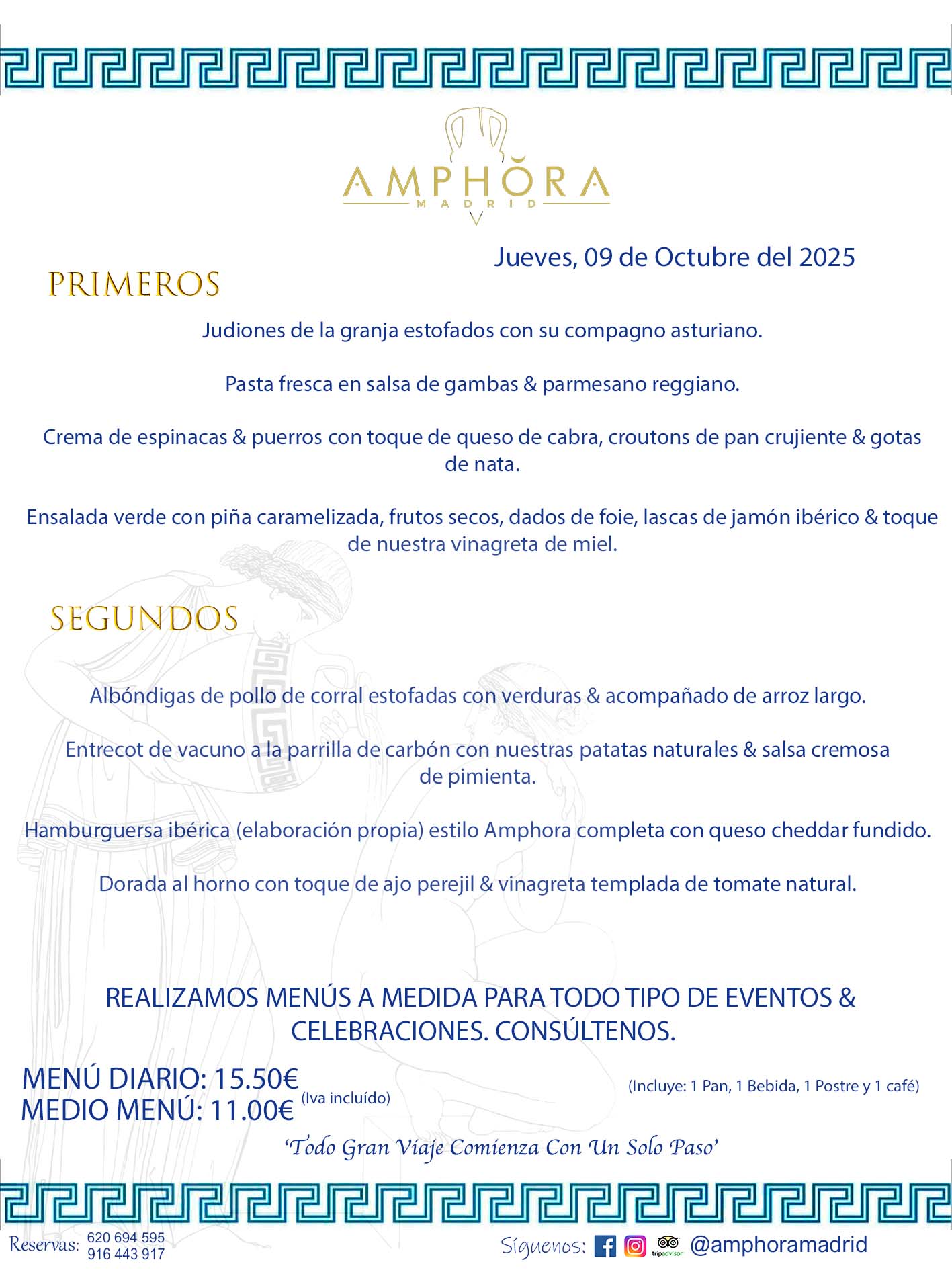 MENÚS DEL DÍA ALCORCÓN MENÚ DEL JUEVES 9 DE OCTUBRE DE DE 2025 MENÚS DIARIOS MEJORES MENÚS RESTAURANTES ALCORCÓN RESTAURANTE AMPHORA TERRAZA EN ALCORCÓN (DISPONEMOS DE UNA GRAN TERRAZA) Av. Leganés, 54 28923 · Alcorcón · Madrid · España. 91 644 39 17 620 694 595 También realizamos menús especiales a medida personalizados a grupos para todo tipo de eventos, como celebraciones, comidas o cenas de empresas, bautizos, bodas, cumpleaños, cenas o comidas de navidad 2023 2024, etc. Consúltenos o visite nuestras excelentes y amplias instalaciones y les prepararemos el menú más ajustado a sus necesidades y presupuesto. #RestaurantesEventos #RestaurantesMenúsCelebraciones #RestaurantesSalonesBodasBautizosComuniones #MenúsEspecialesparaEventosAlcorcón #MenúsCelebracionesAlcorcón #RestaurantesSalonesMenúsEspecialesGrupos #RestaurantesMenúsCumpleaños #ComidasCenasEmpresasAlcorcón #MenúsparaCenasComidasEventosEmpresasMadrid #MejoresTerrazasMadrid #MejorTerrazaAlcorcónMadrid #PresupuestosMenúsBodasComunionesBautizosAlcorcón #RestaurantesSecretosconEncantoMadrid #RestaurantesMenúsCenasComidasGruposEmpresasNavidadesAlcorcon #SalonesComidasCenasEmpresasAlcorcón #MenúsEventos #MenúsBodas #MenúsComuniones #MenúsCumpleaños #MenúsBautizos #MenúsEventosAlcorcón #MenúsBodasAlcorcón #MenúsComunionesAlcorcón #MenúsCumpleañosAlcorcón #MenúsBautizosAlcorcón #MenúsNavidadAlcorcón #MenúsComidasNavidad #MenúsCenasNavidad #SalonesEventosAlcorcón RESTAURANTES ALCORCÓN CELEBRACIONES EVENTOS CUMPLEAÑOS BODAS COMUNIONES BAUTIZOS, MENÚS ESPECIALES A MEDIDA PARA REUNIONES FAMILIARES EVENTOS CELEBRACIONES BODAS COMUNIONES BAUTIZOS EN ALCORCÓN, RESTAURANTES SALONES GRUPOS COMIDAS CENAS EN ALCORCÓN, RESTAURANTES COMIDAS CENAS EMPRESA ALCORCÓN MADRID, MEJORES TERRAZAS ALCORCÓN, MEJOR TERRAZA ALCORCÓN, RESTAURANTES SECRETOS CON ENCANTO EN MADRID, RESTAURANTES MENUS GRUPOS ESPECIALES COMIDAS CENAS EMPRESAS NAVIDADES ALCORCÓN, CONSÚLTE NUESTROS MENÚS A MEDIDA PARA EVENTOS - REALIZAMOS MENÚS A MEDIDA PARA BODAS, COMUNIONES, BAUTIZOS, CUMPLEAÑOS, CENAS COMIDAS DE EMPRESAS, ETC - NUESTRO RESTAURANTE DIPONE DE UNA EXTRAORDINARIA TERRAZA PARA TODO TIPO DE EVENTOS - NUESTROS SALONES INTERIORES SE ADAPTAN A TODO DE EVENTOS, YA SEAN PARTICULARES COMO DE EMPRESAS - RESTAURANTE PREPARADO PARA TODO TIPO DE EVENTOS DE CLIENTES DE LA ZONA SUR SUROESTE DE MADRID COMO ALCORCÓN MÓSTOLES FUENLABRADA VILLAVICIOSA DE ODÓN POZUELO DE ALARCÓN GETAFE LAS ROZAS MAJADAHONDA - UNO DE LOS MEJORES RESTAURANTES DE MADRID PARA COMER O CENAR A LA CARTA O CON NUESTROS MENÚS - CELEBRE CON NOSOTROS SUS REUNIONES FAMILIARES CUMPLEAÑOS BAUTIZOS COMUNIONES BODAS PRESENTACIONES ETC. PUES SERÁN UN ÉXITO - MEJORES RESTAURANTES SALONES CELEBRACIONES EN ALCORCÓN -RESTAURANTES MENUS GRUPOS COMIDAS CENAS REUNIONES EMPRESAS NAVIDADES 2024 ALCORCÓN ZONA SUR MADRID.MENÚS DEL DÍA ALCORCÓN DIARIOS MEJORES MENÚS RESTAURANTES ALCORCÓN RESTAURANTE AMPHORA TERRAZA EN ALCORCÓN (DISPONEMOS DE UNA GRAN TERRAZA)