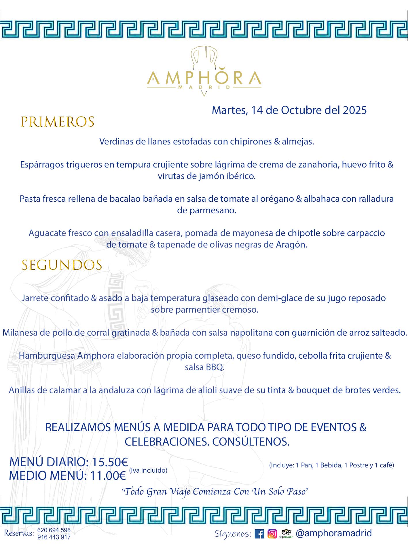 MENÚS DEL DÍA ALCORCÓN MENÚ DEL MARTES 14 DE OCTUBRE DE DE 2025 MENÚS DIARIOS MEJORES MENÚS RESTAURANTES ALCORCÓN RESTAURANTE AMPHORA TERRAZA EN ALCORCÓN (DISPONEMOS DE UNA GRAN TERRAZA) Av. Leganés, 54 28923 · Alcorcón · Madrid · España. 91 644 39 17 620 694 595 También realizamos menús especiales a medida personalizados a grupos para todo tipo de eventos, como celebraciones, comidas o cenas de empresas, bautizos, bodas, cumpleaños, cenas o comidas de navidad 2023 2024, etc. Consúltenos o visite nuestras excelentes y amplias instalaciones y les prepararemos el menú más ajustado a sus necesidades y presupuesto. #RestaurantesEventos #RestaurantesMenúsCelebraciones #RestaurantesSalonesBodasBautizosComuniones #MenúsEspecialesparaEventosAlcorcón #MenúsCelebracionesAlcorcón #RestaurantesSalonesMenúsEspecialesGrupos #RestaurantesMenúsCumpleaños #ComidasCenasEmpresasAlcorcón #MenúsparaCenasComidasEventosEmpresasMadrid #MejoresTerrazasMadrid #MejorTerrazaAlcorcónMadrid #PresupuestosMenúsBodasComunionesBautizosAlcorcón #RestaurantesSecretosconEncantoMadrid #RestaurantesMenúsCenasComidasGruposEmpresasNavidadesAlcorcon #SalonesComidasCenasEmpresasAlcorcón #MenúsEventos #MenúsBodas #MenúsComuniones #MenúsCumpleaños #MenúsBautizos #MenúsEventosAlcorcón #MenúsBodasAlcorcón #MenúsComunionesAlcorcón #MenúsCumpleañosAlcorcón #MenúsBautizosAlcorcón #MenúsNavidadAlcorcón #MenúsComidasNavidad #MenúsCenasNavidad #SalonesEventosAlcorcón RESTAURANTES ALCORCÓN CELEBRACIONES EVENTOS CUMPLEAÑOS BODAS COMUNIONES BAUTIZOS, MENÚS ESPECIALES A MEDIDA PARA REUNIONES FAMILIARES EVENTOS CELEBRACIONES BODAS COMUNIONES BAUTIZOS EN ALCORCÓN, RESTAURANTES SALONES GRUPOS COMIDAS CENAS EN ALCORCÓN, RESTAURANTES COMIDAS CENAS EMPRESA ALCORCÓN MADRID, MEJORES TERRAZAS ALCORCÓN, MEJOR TERRAZA ALCORCÓN, RESTAURANTES SECRETOS CON ENCANTO EN MADRID, RESTAURANTES MENUS GRUPOS ESPECIALES COMIDAS CENAS EMPRESAS NAVIDADES ALCORCÓN, CONSÚLTE NUESTROS MENÚS A MEDIDA PARA EVENTOS - REALIZAMOS MENÚS A MEDIDA PARA BODAS, COMUNIONES, BAUTIZOS, CUMPLEAÑOS, CENAS COMIDAS DE EMPRESAS, ETC - NUESTRO RESTAURANTE DIPONE DE UNA EXTRAORDINARIA TERRAZA PARA TODO TIPO DE EVENTOS - NUESTROS SALONES INTERIORES SE ADAPTAN A TODO DE EVENTOS, YA SEAN PARTICULARES COMO DE EMPRESAS - RESTAURANTE PREPARADO PARA TODO TIPO DE EVENTOS DE CLIENTES DE LA ZONA SUR SUROESTE DE MADRID COMO ALCORCÓN MÓSTOLES FUENLABRADA VILLAVICIOSA DE ODÓN POZUELO DE ALARCÓN GETAFE LAS ROZAS MAJADAHONDA - UNO DE LOS MEJORES RESTAURANTES DE MADRID PARA COMER O CENAR A LA CARTA O CON NUESTROS MENÚS - CELEBRE CON NOSOTROS SUS REUNIONES FAMILIARES CUMPLEAÑOS BAUTIZOS COMUNIONES BODAS PRESENTACIONES ETC. PUES SERÁN UN ÉXITO - MEJORES RESTAURANTES SALONES CELEBRACIONES EN ALCORCÓN -RESTAURANTES MENUS GRUPOS COMIDAS CENAS REUNIONES EMPRESAS NAVIDADES 2024 ALCORCÓN ZONA SUR MADRID.MENÚS DEL DÍA ALCORCÓN DIARIOS MEJORES MENÚS RESTAURANTES ALCORCÓN RESTAURANTE AMPHORA TERRAZA EN ALCORCÓN (DISPONEMOS DE UNA GRAN TERRAZA)