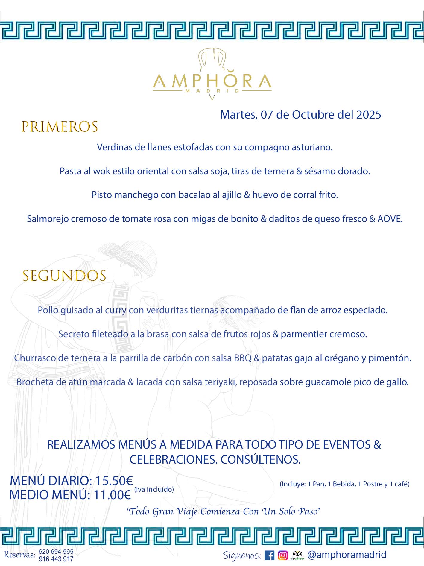 MENÚS DEL DÍA ALCORCÓN MENÚ DEL MIÉRCOLES 7 DE OCTUBRE DE DE 2025 MENÚS DIARIOS MEJORES MENÚS RESTAURANTES ALCORCÓN RESTAURANTE AMPHORA TERRAZA EN ALCORCÓN (DISPONEMOS DE UNA GRAN TERRAZA) Av. Leganés, 54 28923 · Alcorcón · Madrid · España. 91 644 39 17 620 694 595 También realizamos menús especiales a medida personalizados a grupos para todo tipo de eventos, como celebraciones, comidas o cenas de empresas, bautizos, bodas, cumpleaños, cenas o comidas de navidad 2023 2024, etc. Consúltenos o visite nuestras excelentes y amplias instalaciones y les prepararemos el menú más ajustado a sus necesidades y presupuesto. #RestaurantesEventos #RestaurantesMenúsCelebraciones #RestaurantesSalonesBodasBautizosComuniones #MenúsEspecialesparaEventosAlcorcón #MenúsCelebracionesAlcorcón #RestaurantesSalonesMenúsEspecialesGrupos #RestaurantesMenúsCumpleaños #ComidasCenasEmpresasAlcorcón #MenúsparaCenasComidasEventosEmpresasMadrid #MejoresTerrazasMadrid #MejorTerrazaAlcorcónMadrid #PresupuestosMenúsBodasComunionesBautizosAlcorcón #RestaurantesSecretosconEncantoMadrid #RestaurantesMenúsCenasComidasGruposEmpresasNavidadesAlcorcon #SalonesComidasCenasEmpresasAlcorcón #MenúsEventos #MenúsBodas #MenúsComuniones #MenúsCumpleaños #MenúsBautizos #MenúsEventosAlcorcón #MenúsBodasAlcorcón #MenúsComunionesAlcorcón #MenúsCumpleañosAlcorcón #MenúsBautizosAlcorcón #MenúsNavidadAlcorcón #MenúsComidasNavidad #MenúsCenasNavidad #SalonesEventosAlcorcón RESTAURANTES ALCORCÓN CELEBRACIONES EVENTOS CUMPLEAÑOS BODAS COMUNIONES BAUTIZOS, MENÚS ESPECIALES A MEDIDA PARA REUNIONES FAMILIARES EVENTOS CELEBRACIONES BODAS COMUNIONES BAUTIZOS EN ALCORCÓN, RESTAURANTES SALONES GRUPOS COMIDAS CENAS EN ALCORCÓN, RESTAURANTES COMIDAS CENAS EMPRESA ALCORCÓN MADRID, MEJORES TERRAZAS ALCORCÓN, MEJOR TERRAZA ALCORCÓN, RESTAURANTES SECRETOS CON ENCANTO EN MADRID, RESTAURANTES MENUS GRUPOS ESPECIALES COMIDAS CENAS EMPRESAS NAVIDADES ALCORCÓN, CONSÚLTE NUESTROS MENÚS A MEDIDA PARA EVENTOS - REALIZAMOS MENÚS A MEDIDA PARA BODAS, COMUNIONES, BAUTIZOS, CUMPLEAÑOS, CENAS COMIDAS DE EMPRESAS, ETC - NUESTRO RESTAURANTE DIPONE DE UNA EXTRAORDINARIA TERRAZA PARA TODO TIPO DE EVENTOS - NUESTROS SALONES INTERIORES SE ADAPTAN A TODO DE EVENTOS, YA SEAN PARTICULARES COMO DE EMPRESAS - RESTAURANTE PREPARADO PARA TODO TIPO DE EVENTOS DE CLIENTES DE LA ZONA SUR SUROESTE DE MADRID COMO ALCORCÓN MÓSTOLES FUENLABRADA VILLAVICIOSA DE ODÓN POZUELO DE ALARCÓN GETAFE LAS ROZAS MAJADAHONDA - UNO DE LOS MEJORES RESTAURANTES DE MADRID PARA COMER O CENAR A LA CARTA O CON NUESTROS MENÚS - CELEBRE CON NOSOTROS SUS REUNIONES FAMILIARES CUMPLEAÑOS BAUTIZOS COMUNIONES BODAS PRESENTACIONES ETC. PUES SERÁN UN ÉXITO - MEJORES RESTAURANTES SALONES CELEBRACIONES EN ALCORCÓN -RESTAURANTES MENUS GRUPOS COMIDAS CENAS REUNIONES EMPRESAS NAVIDADES 2024 ALCORCÓN ZONA SUR MADRID.MENÚS DEL DÍA ALCORCÓN DIARIOS MEJORES MENÚS RESTAURANTES ALCORCÓN RESTAURANTE AMPHORA TERRAZA EN ALCORCÓN (DISPONEMOS DE UNA GRAN TERRAZA)