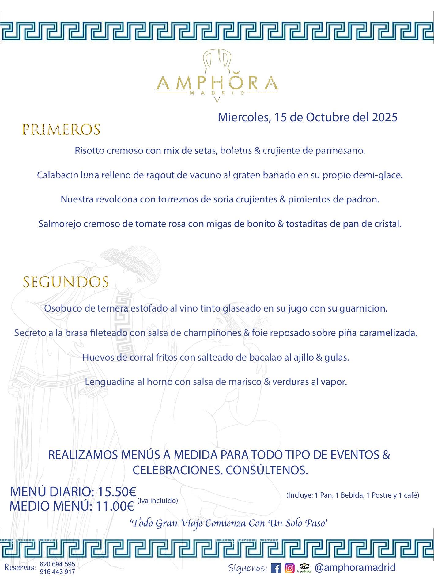 MENÚS DEL DÍA ALCORCÓN MENÚ DEL MIÉRCOLES 15 DE OCTUBRE DE DE 2025 MENÚS DIARIOS MEJORES MENÚS RESTAURANTES ALCORCÓN RESTAURANTE AMPHORA TERRAZA EN ALCORCÓN (DISPONEMOS DE UNA GRAN TERRAZA) Av. Leganés, 54 28923 · Alcorcón · Madrid · España. 91 644 39 17 620 694 595 También realizamos menús especiales a medida personalizados a grupos para todo tipo de eventos, como celebraciones, comidas o cenas de empresas, bautizos, bodas, cumpleaños, cenas o comidas de navidad 2023 2024, etc. Consúltenos o visite nuestras excelentes y amplias instalaciones y les prepararemos el menú más ajustado a sus necesidades y presupuesto. #RestaurantesEventos #RestaurantesMenúsCelebraciones #RestaurantesSalonesBodasBautizosComuniones #MenúsEspecialesparaEventosAlcorcón #MenúsCelebracionesAlcorcón #RestaurantesSalonesMenúsEspecialesGrupos #RestaurantesMenúsCumpleaños #ComidasCenasEmpresasAlcorcón #MenúsparaCenasComidasEventosEmpresasMadrid #MejoresTerrazasMadrid #MejorTerrazaAlcorcónMadrid #PresupuestosMenúsBodasComunionesBautizosAlcorcón #RestaurantesSecretosconEncantoMadrid #RestaurantesMenúsCenasComidasGruposEmpresasNavidadesAlcorcon #SalonesComidasCenasEmpresasAlcorcón #MenúsEventos #MenúsBodas #MenúsComuniones #MenúsCumpleaños #MenúsBautizos #MenúsEventosAlcorcón #MenúsBodasAlcorcón #MenúsComunionesAlcorcón #MenúsCumpleañosAlcorcón #MenúsBautizosAlcorcón #MenúsNavidadAlcorcón #MenúsComidasNavidad #MenúsCenasNavidad #SalonesEventosAlcorcón RESTAURANTES ALCORCÓN CELEBRACIONES EVENTOS CUMPLEAÑOS BODAS COMUNIONES BAUTIZOS, MENÚS ESPECIALES A MEDIDA PARA REUNIONES FAMILIARES EVENTOS CELEBRACIONES BODAS COMUNIONES BAUTIZOS EN ALCORCÓN, RESTAURANTES SALONES GRUPOS COMIDAS CENAS EN ALCORCÓN, RESTAURANTES COMIDAS CENAS EMPRESA ALCORCÓN MADRID, MEJORES TERRAZAS ALCORCÓN, MEJOR TERRAZA ALCORCÓN, RESTAURANTES SECRETOS CON ENCANTO EN MADRID, RESTAURANTES MENUS GRUPOS ESPECIALES COMIDAS CENAS EMPRESAS NAVIDADES ALCORCÓN, CONSÚLTE NUESTROS MENÚS A MEDIDA PARA EVENTOS - REALIZAMOS MENÚS A MEDIDA PARA BODAS, COMUNIONES, BAUTIZOS, CUMPLEAÑOS, CENAS COMIDAS DE EMPRESAS, ETC - NUESTRO RESTAURANTE DIPONE DE UNA EXTRAORDINARIA TERRAZA PARA TODO TIPO DE EVENTOS - NUESTROS SALONES INTERIORES SE ADAPTAN A TODO DE EVENTOS, YA SEAN PARTICULARES COMO DE EMPRESAS - RESTAURANTE PREPARADO PARA TODO TIPO DE EVENTOS DE CLIENTES DE LA ZONA SUR SUROESTE DE MADRID COMO ALCORCÓN MÓSTOLES FUENLABRADA VILLAVICIOSA DE ODÓN POZUELO DE ALARCÓN GETAFE LAS ROZAS MAJADAHONDA - UNO DE LOS MEJORES RESTAURANTES DE MADRID PARA COMER O CENAR A LA CARTA O CON NUESTROS MENÚS - CELEBRE CON NOSOTROS SUS REUNIONES FAMILIARES CUMPLEAÑOS BAUTIZOS COMUNIONES BODAS PRESENTACIONES ETC. PUES SERÁN UN ÉXITO - MEJORES RESTAURANTES SALONES CELEBRACIONES EN ALCORCÓN -RESTAURANTES MENUS GRUPOS COMIDAS CENAS REUNIONES EMPRESAS NAVIDADES 2024 ALCORCÓN ZONA SUR MADRID.MENÚS DEL DÍA ALCORCÓN DIARIOS MEJORES MENÚS RESTAURANTES ALCORCÓN RESTAURANTE AMPHORA TERRAZA EN ALCORCÓN (DISPONEMOS DE UNA GRAN TERRAZA)