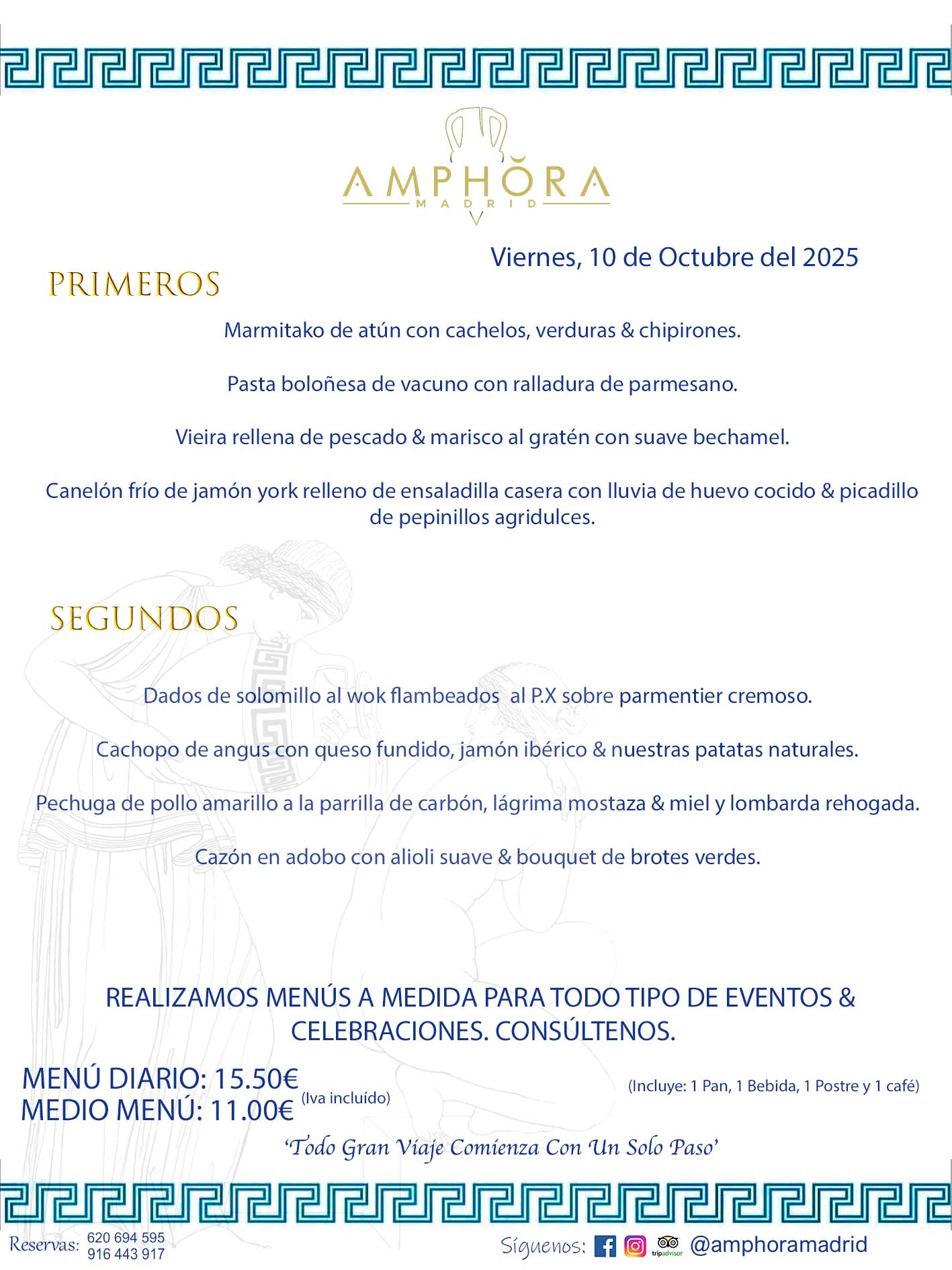MENÚS DEL DÍA ALCORCÓN MENÚ DEL VIERNES 10 DE OCTUBRE DE DE 2025 MENÚS DIARIOS MEJORES MENÚS RESTAURANTES ALCORCÓN RESTAURANTE AMPHORA TERRAZA EN ALCORCÓN (DISPONEMOS DE UNA GRAN TERRAZA) Av. Leganés, 54 28923 · Alcorcón · Madrid · España. 91 644 39 17 620 694 595 También realizamos menús especiales a medida personalizados a grupos para todo tipo de eventos, como celebraciones, comidas o cenas de empresas, bautizos, bodas, cumpleaños, cenas o comidas de navidad 2023 2024, etc. Consúltenos o visite nuestras excelentes y amplias instalaciones y les prepararemos el menú más ajustado a sus necesidades y presupuesto. #RestaurantesEventos #RestaurantesMenúsCelebraciones #RestaurantesSalonesBodasBautizosComuniones #MenúsEspecialesparaEventosAlcorcón #MenúsCelebracionesAlcorcón #RestaurantesSalonesMenúsEspecialesGrupos #RestaurantesMenúsCumpleaños #ComidasCenasEmpresasAlcorcón #MenúsparaCenasComidasEventosEmpresasMadrid #MejoresTerrazasMadrid #MejorTerrazaAlcorcónMadrid #PresupuestosMenúsBodasComunionesBautizosAlcorcón #RestaurantesSecretosconEncantoMadrid #RestaurantesMenúsCenasComidasGruposEmpresasNavidadesAlcorcon #SalonesComidasCenasEmpresasAlcorcón #MenúsEventos #MenúsBodas #MenúsComuniones #MenúsCumpleaños #MenúsBautizos #MenúsEventosAlcorcón #MenúsBodasAlcorcón #MenúsComunionesAlcorcón #MenúsCumpleañosAlcorcón #MenúsBautizosAlcorcón #MenúsNavidadAlcorcón #MenúsComidasNavidad #MenúsCenasNavidad #SalonesEventosAlcorcón RESTAURANTES ALCORCÓN CELEBRACIONES EVENTOS CUMPLEAÑOS BODAS COMUNIONES BAUTIZOS, MENÚS ESPECIALES A MEDIDA PARA REUNIONES FAMILIARES EVENTOS CELEBRACIONES BODAS COMUNIONES BAUTIZOS EN ALCORCÓN, RESTAURANTES SALONES GRUPOS COMIDAS CENAS EN ALCORCÓN, RESTAURANTES COMIDAS CENAS EMPRESA ALCORCÓN MADRID, MEJORES TERRAZAS ALCORCÓN, MEJOR TERRAZA ALCORCÓN, RESTAURANTES SECRETOS CON ENCANTO EN MADRID, RESTAURANTES MENUS GRUPOS ESPECIALES COMIDAS CENAS EMPRESAS NAVIDADES ALCORCÓN, CONSÚLTE NUESTROS MENÚS A MEDIDA PARA EVENTOS - REALIZAMOS MENÚS A MEDIDA PARA BODAS, COMUNIONES, BAUTIZOS, CUMPLEAÑOS, CENAS COMIDAS DE EMPRESAS, ETC - NUESTRO RESTAURANTE DIPONE DE UNA EXTRAORDINARIA TERRAZA PARA TODO TIPO DE EVENTOS - NUESTROS SALONES INTERIORES SE ADAPTAN A TODO DE EVENTOS, YA SEAN PARTICULARES COMO DE EMPRESAS - RESTAURANTE PREPARADO PARA TODO TIPO DE EVENTOS DE CLIENTES DE LA ZONA SUR SUROESTE DE MADRID COMO ALCORCÓN MÓSTOLES FUENLABRADA VILLAVICIOSA DE ODÓN POZUELO DE ALARCÓN GETAFE LAS ROZAS MAJADAHONDA - UNO DE LOS MEJORES RESTAURANTES DE MADRID PARA COMER O CENAR A LA CARTA O CON NUESTROS MENÚS - CELEBRE CON NOSOTROS SUS REUNIONES FAMILIARES CUMPLEAÑOS BAUTIZOS COMUNIONES BODAS PRESENTACIONES ETC. PUES SERÁN UN ÉXITO - MEJORES RESTAURANTES SALONES CELEBRACIONES EN ALCORCÓN -RESTAURANTES MENUS GRUPOS COMIDAS CENAS REUNIONES EMPRESAS NAVIDADES 2024 ALCORCÓN ZONA SUR MADRID.MENÚS DEL DÍA ALCORCÓN DIARIOS MEJORES MENÚS RESTAURANTES ALCORCÓN RESTAURANTE AMPHORA TERRAZA EN ALCORCÓN (DISPONEMOS DE UNA GRAN TERRAZA)