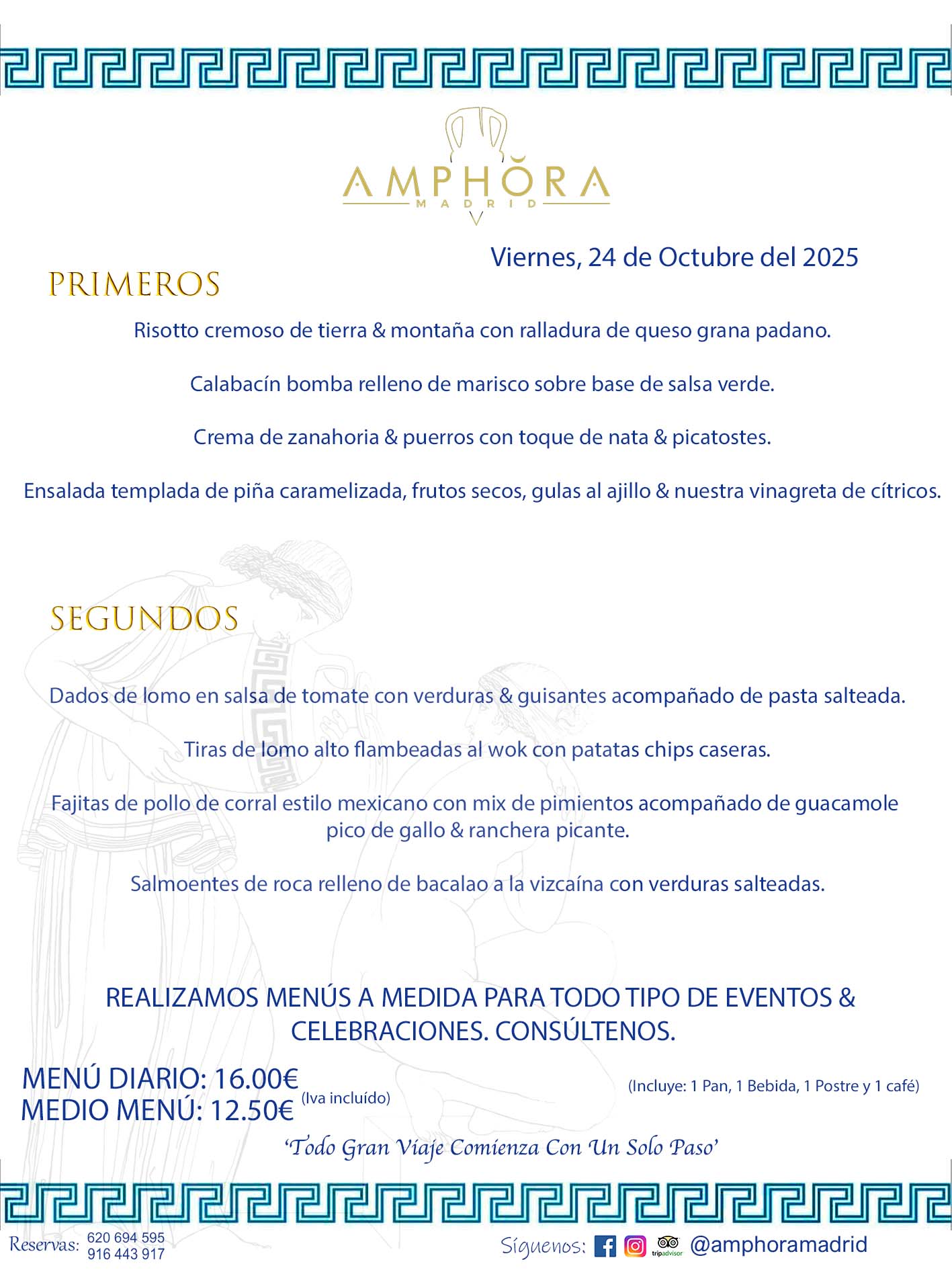 MENÚS DEL DÍA ALCORCÓN MENÚ DEL VIERNES 24 DE OCTUBRE DE DE 2025 MENÚS DIARIOS MEJORES MENÚS RESTAURANTES ALCORCÓN RESTAURANTE AMPHORA TERRAZA EN ALCORCÓN (DISPONEMOS DE UNA GRAN TERRAZA) Av. Leganés, 54 28923 · Alcorcón · Madrid · España. 91 644 39 17 620 694 595 También realizamos menús especiales a medida personalizados a grupos para todo tipo de eventos, como celebraciones, comidas o cenas de empresas, bautizos, bodas, cumpleaños, cenas o comidas de navidad 2023 2024, etc. Consúltenos o visite nuestras excelentes y amplias instalaciones y les prepararemos el menú más ajustado a sus necesidades y presupuesto. #RestaurantesEventos #RestaurantesMenúsCelebraciones #RestaurantesSalonesBodasBautizosComuniones #MenúsEspecialesparaEventosAlcorcón #MenúsCelebracionesAlcorcón #RestaurantesSalonesMenúsEspecialesGrupos #RestaurantesMenúsCumpleaños #ComidasCenasEmpresasAlcorcón #MenúsparaCenasComidasEventosEmpresasMadrid #MejoresTerrazasMadrid #MejorTerrazaAlcorcónMadrid #PresupuestosMenúsBodasComunionesBautizosAlcorcón #RestaurantesSecretosconEncantoMadrid #RestaurantesMenúsCenasComidasGruposEmpresasNavidadesAlcorcon #SalonesComidasCenasEmpresasAlcorcón #MenúsEventos #MenúsBodas #MenúsComuniones #MenúsCumpleaños #MenúsBautizos #MenúsEventosAlcorcón #MenúsBodasAlcorcón #MenúsComunionesAlcorcón #MenúsCumpleañosAlcorcón #MenúsBautizosAlcorcón #MenúsNavidadAlcorcón #MenúsComidasNavidad #MenúsCenasNavidad #SalonesEventosAlcorcón RESTAURANTES ALCORCÓN CELEBRACIONES EVENTOS CUMPLEAÑOS BODAS COMUNIONES BAUTIZOS, MENÚS ESPECIALES A MEDIDA PARA REUNIONES FAMILIARES EVENTOS CELEBRACIONES BODAS COMUNIONES BAUTIZOS EN ALCORCÓN, RESTAURANTES SALONES GRUPOS COMIDAS CENAS EN ALCORCÓN, RESTAURANTES COMIDAS CENAS EMPRESA ALCORCÓN MADRID, MEJORES TERRAZAS ALCORCÓN, MEJOR TERRAZA ALCORCÓN, RESTAURANTES SECRETOS CON ENCANTO EN MADRID, RESTAURANTES MENUS GRUPOS ESPECIALES COMIDAS CENAS EMPRESAS NAVIDADES ALCORCÓN, CONSÚLTE NUESTROS MENÚS A MEDIDA PARA EVENTOS - REALIZAMOS MENÚS A MEDIDA PARA BODAS, COMUNIONES, BAUTIZOS, CUMPLEAÑOS, CENAS COMIDAS DE EMPRESAS, ETC - NUESTRO RESTAURANTE DIPONE DE UNA EXTRAORDINARIA TERRAZA PARA TODO TIPO DE EVENTOS - NUESTROS SALONES INTERIORES SE ADAPTAN A TODO DE EVENTOS, YA SEAN PARTICULARES COMO DE EMPRESAS - RESTAURANTE PREPARADO PARA TODO TIPO DE EVENTOS DE CLIENTES DE LA ZONA SUR SUROESTE DE MADRID COMO ALCORCÓN MÓSTOLES FUENLABRADA VILLAVICIOSA DE ODÓN POZUELO DE ALARCÓN GETAFE LAS ROZAS MAJADAHONDA - UNO DE LOS MEJORES RESTAURANTES DE MADRID PARA COMER O CENAR A LA CARTA O CON NUESTROS MENÚS - CELEBRE CON NOSOTROS SUS REUNIONES FAMILIARES CUMPLEAÑOS BAUTIZOS COMUNIONES BODAS PRESENTACIONES ETC. PUES SERÁN UN ÉXITO - MEJORES RESTAURANTES SALONES CELEBRACIONES EN ALCORCÓN -RESTAURANTES MENUS GRUPOS COMIDAS CENAS REUNIONES EMPRESAS NAVIDADES 2024 ALCORCÓN ZONA SUR MADRID.MENÚS DEL DÍA ALCORCÓN DIARIOS MEJORES MENÚS RESTAURANTES ALCORCÓN RESTAURANTE AMPHORA TERRAZA EN ALCORCÓN (DISPONEMOS DE UNA GRAN TERRAZA)
