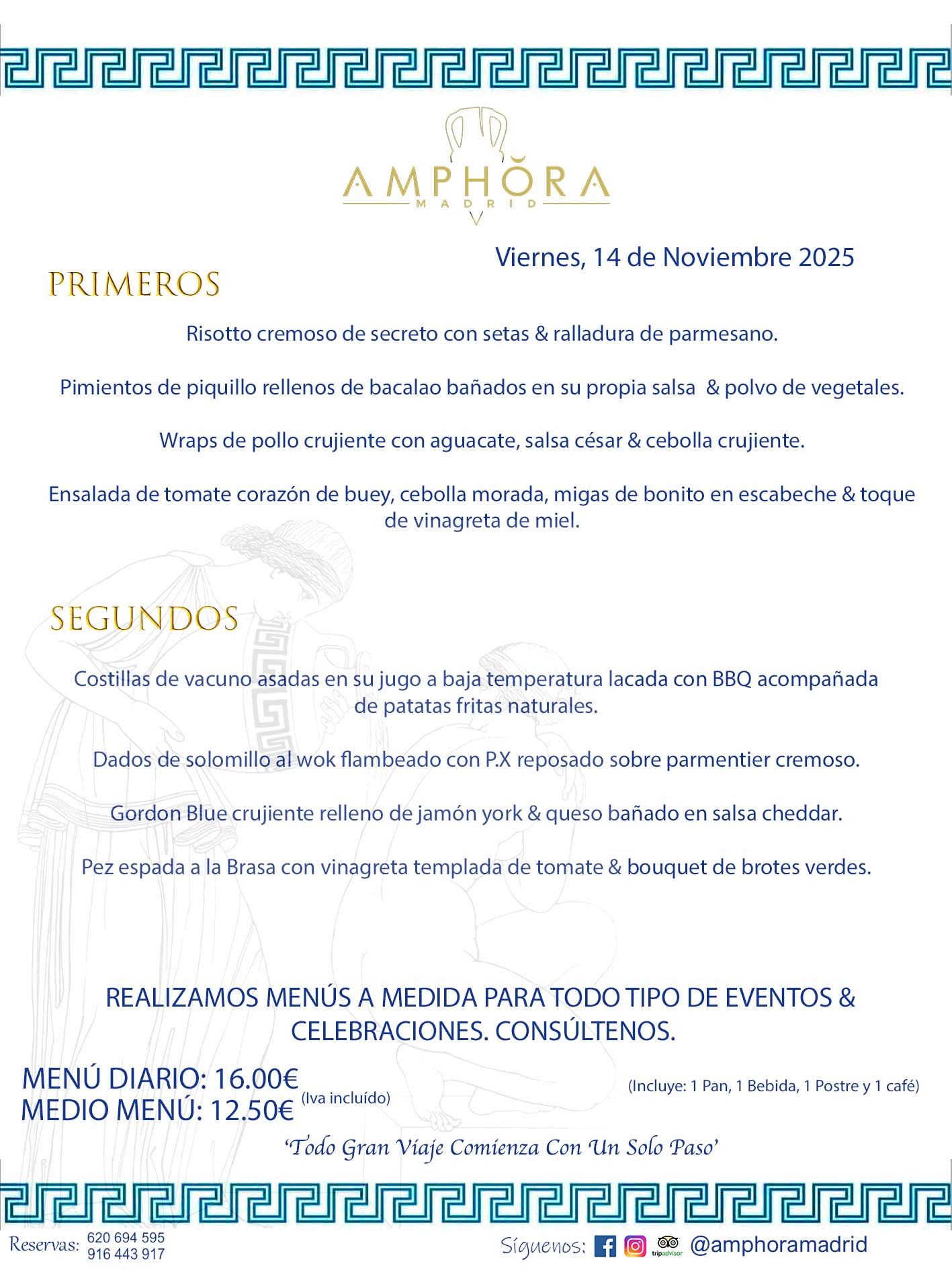 MENÚS DEL DÍA ALCORCÓN MENÚ DEL VIERNES 14 DE NOVIEMBRE DE DE 2025 MENÚS DIARIOS MEJORES MENÚS RESTAURANTES ALCORCÓN RESTAURANTE AMPHORA TERRAZA EN ALCORCÓN (DISPONEMOS DE UNA GRAN TERRAZA) Av. Leganés, 54 28923 · Alcorcón · Madrid · España. 91 644 39 17 620 694 595 También realizamos menús especiales a medida personalizados a grupos para todo tipo de eventos, como celebraciones, comidas o cenas de empresas, bautizos, bodas, cumpleaños, cenas o comidas de navidad 2023 2024, etc. Consúltenos o visite nuestras excelentes y amplias instalaciones y les prepararemos el menú más ajustado a sus necesidades y presupuesto. #RestaurantesEventos #RestaurantesMenúsCelebraciones #RestaurantesSalonesBodasBautizosComuniones #MenúsEspecialesparaEventosAlcorcón #MenúsCelebracionesAlcorcón #RestaurantesSalonesMenúsEspecialesGrupos #RestaurantesMenúsCumpleaños #ComidasCenasEmpresasAlcorcón #MenúsparaCenasComidasEventosEmpresasMadrid #MejoresTerrazasMadrid #MejorTerrazaAlcorcónMadrid #PresupuestosMenúsBodasComunionesBautizosAlcorcón #RestaurantesSecretosconEncantoMadrid #RestaurantesMenúsCenasComidasGruposEmpresasNavidadesAlcorcon #SalonesComidasCenasEmpresasAlcorcón #MenúsEventos #MenúsBodas #MenúsComuniones #MenúsCumpleaños #MenúsBautizos #MenúsEventosAlcorcón #MenúsBodasAlcorcón #MenúsComunionesAlcorcón #MenúsCumpleañosAlcorcón #MenúsBautizosAlcorcón #MenúsNavidadAlcorcón #MenúsComidasNavidad #MenúsCenasNavidad #SalonesEventosAlcorcón RESTAURANTES ALCORCÓN CELEBRACIONES EVENTOS CUMPLEAÑOS BODAS COMUNIONES BAUTIZOS, MENÚS ESPECIALES A MEDIDA PARA REUNIONES FAMILIARES EVENTOS CELEBRACIONES BODAS COMUNIONES BAUTIZOS EN ALCORCÓN, RESTAURANTES SALONES GRUPOS COMIDAS CENAS EN ALCORCÓN, RESTAURANTES COMIDAS CENAS EMPRESA ALCORCÓN MADRID, MEJORES TERRAZAS ALCORCÓN, MEJOR TERRAZA ALCORCÓN, RESTAURANTES SECRETOS CON ENCANTO EN MADRID, RESTAURANTES MENUS GRUPOS ESPECIALES COMIDAS CENAS EMPRESAS NAVIDADES ALCORCÓN, CONSÚLTE NUESTROS MENÚS A MEDIDA PARA EVENTOS - REALIZAMOS MENÚS A MEDIDA PARA BODAS, COMUNIONES, BAUTIZOS, CUMPLEAÑOS, CENAS COMIDAS DE EMPRESAS, ETC - NUESTRO RESTAURANTE DIPONE DE UNA EXTRAORDINARIA TERRAZA PARA TODO TIPO DE EVENTOS - NUESTROS SALONES INTERIORES SE ADAPTAN A TODO DE EVENTOS, YA SEAN PARTICULARES COMO DE EMPRESAS - RESTAURANTE PREPARADO PARA TODO TIPO DE EVENTOS DE CLIENTES DE LA ZONA SUR SUROESTE DE MADRID COMO ALCORCÓN MÓSTOLES FUENLABRADA VILLAVICIOSA DE ODÓN POZUELO DE ALARCÓN GETAFE LAS ROZAS MAJADAHONDA - UNO DE LOS MEJORES RESTAURANTES DE MADRID PARA COMER O CENAR A LA CARTA O CON NUESTROS MENÚS - CELEBRE CON NOSOTROS SUS REUNIONES FAMILIARES CUMPLEAÑOS BAUTIZOS COMUNIONES BODAS PRESENTACIONES ETC. PUES SERÁN UN ÉXITO - MEJORES RESTAURANTES SALONES CELEBRACIONES EN ALCORCÓN -RESTAURANTES MENUS GRUPOS COMIDAS CENAS REUNIONES EMPRESAS NAVIDADES 2024 ALCORCÓN ZONA SUR MADRID.MENÚS DEL DÍA ALCORCÓN DIARIOS MEJORES MENÚS RESTAURANTES ALCORCÓN RESTAURANTE AMPHORA TERRAZA EN ALCORCÓN (DISPONEMOS DE UNA GRAN TERRAZA)