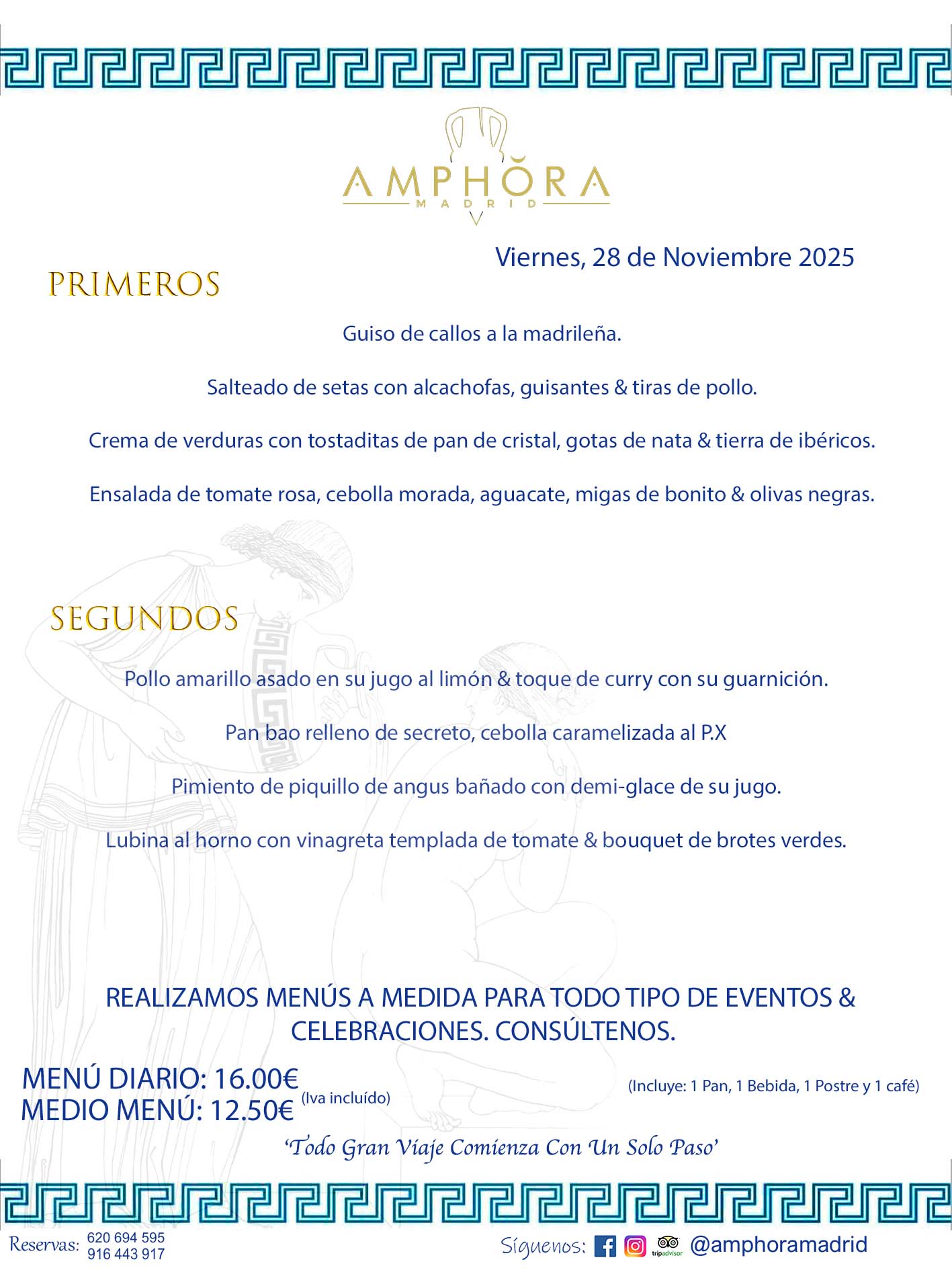 MENÚS DEL DÍA ALCORCÓN MENÚ DEL VIERNES 28 DE NOVIEMBRE DE DE 2025 MENÚS DIARIOS MEJORES MENÚS RESTAURANTES ALCORCÓN RESTAURANTE AMPHORA TERRAZA EN ALCORCÓN (DISPONEMOS DE UNA GRAN TERRAZA) Av. Leganés, 54 28923 · Alcorcón · Madrid · España. 91 644 39 17 620 694 595 También realizamos menús especiales a medida personalizados a grupos para todo tipo de eventos, como celebraciones, comidas o cenas de empresas, bautizos, bodas, cumpleaños, cenas o comidas de navidad 2023 2024, etc. Consúltenos o visite nuestras excelentes y amplias instalaciones y les prepararemos el menú más ajustado a sus necesidades y presupuesto. #RestaurantesEventos #RestaurantesMenúsCelebraciones #RestaurantesSalonesBodasBautizosComuniones #MenúsEspecialesparaEventosAlcorcón #MenúsCelebracionesAlcorcón #RestaurantesSalonesMenúsEspecialesGrupos #RestaurantesMenúsCumpleaños #ComidasCenasEmpresasAlcorcón #MenúsparaCenasComidasEventosEmpresasMadrid #MejoresTerrazasMadrid #MejorTerrazaAlcorcónMadrid #PresupuestosMenúsBodasComunionesBautizosAlcorcón #RestaurantesSecretosconEncantoMadrid #RestaurantesMenúsCenasComidasGruposEmpresasNavidadesAlcorcon #SalonesComidasCenasEmpresasAlcorcón #MenúsEventos #MenúsBodas #MenúsComuniones #MenúsCumpleaños #MenúsBautizos #MenúsEventosAlcorcón #MenúsBodasAlcorcón #MenúsComunionesAlcorcón #MenúsCumpleañosAlcorcón #MenúsBautizosAlcorcón #MenúsNavidadAlcorcón #MenúsComidasNavidad #MenúsCenasNavidad #SalonesEventosAlcorcón RESTAURANTES ALCORCÓN CELEBRACIONES EVENTOS CUMPLEAÑOS BODAS COMUNIONES BAUTIZOS, MENÚS ESPECIALES A MEDIDA PARA REUNIONES FAMILIARES EVENTOS CELEBRACIONES BODAS COMUNIONES BAUTIZOS EN ALCORCÓN, RESTAURANTES SALONES GRUPOS COMIDAS CENAS EN ALCORCÓN, RESTAURANTES COMIDAS CENAS EMPRESA ALCORCÓN MADRID, MEJORES TERRAZAS ALCORCÓN, MEJOR TERRAZA ALCORCÓN, RESTAURANTES SECRETOS CON ENCANTO EN MADRID, RESTAURANTES MENUS GRUPOS ESPECIALES COMIDAS CENAS EMPRESAS NAVIDADES ALCORCÓN, CONSÚLTE NUESTROS MENÚS A MEDIDA PARA EVENTOS - REALIZAMOS MENÚS A MEDIDA PARA BODAS, COMUNIONES, BAUTIZOS, CUMPLEAÑOS, CENAS COMIDAS DE EMPRESAS, ETC - NUESTRO RESTAURANTE DIPONE DE UNA EXTRAORDINARIA TERRAZA PARA TODO TIPO DE EVENTOS - NUESTROS SALONES INTERIORES SE ADAPTAN A TODO DE EVENTOS, YA SEAN PARTICULARES COMO DE EMPRESAS - RESTAURANTE PREPARADO PARA TODO TIPO DE EVENTOS DE CLIENTES DE LA ZONA SUR SUROESTE DE MADRID COMO ALCORCÓN MÓSTOLES FUENLABRADA VILLAVICIOSA DE ODÓN POZUELO DE ALARCÓN GETAFE LAS ROZAS MAJADAHONDA - UNO DE LOS MEJORES RESTAURANTES DE MADRID PARA COMER O CENAR A LA CARTA O CON NUESTROS MENÚS - CELEBRE CON NOSOTROS SUS REUNIONES FAMILIARES CUMPLEAÑOS BAUTIZOS COMUNIONES BODAS PRESENTACIONES ETC. PUES SERÁN UN ÉXITO - MEJORES RESTAURANTES SALONES CELEBRACIONES EN ALCORCÓN -RESTAURANTES MENUS GRUPOS COMIDAS CENAS REUNIONES EMPRESAS NAVIDADES 2024 ALCORCÓN ZONA SUR MADRID.MENÚS DEL DÍA ALCORCÓN DIARIOS MEJORES MENÚS RESTAURANTES ALCORCÓN RESTAURANTE AMPHORA TERRAZA EN ALCORCÓN (DISPONEMOS DE UNA GRAN TERRAZA)
