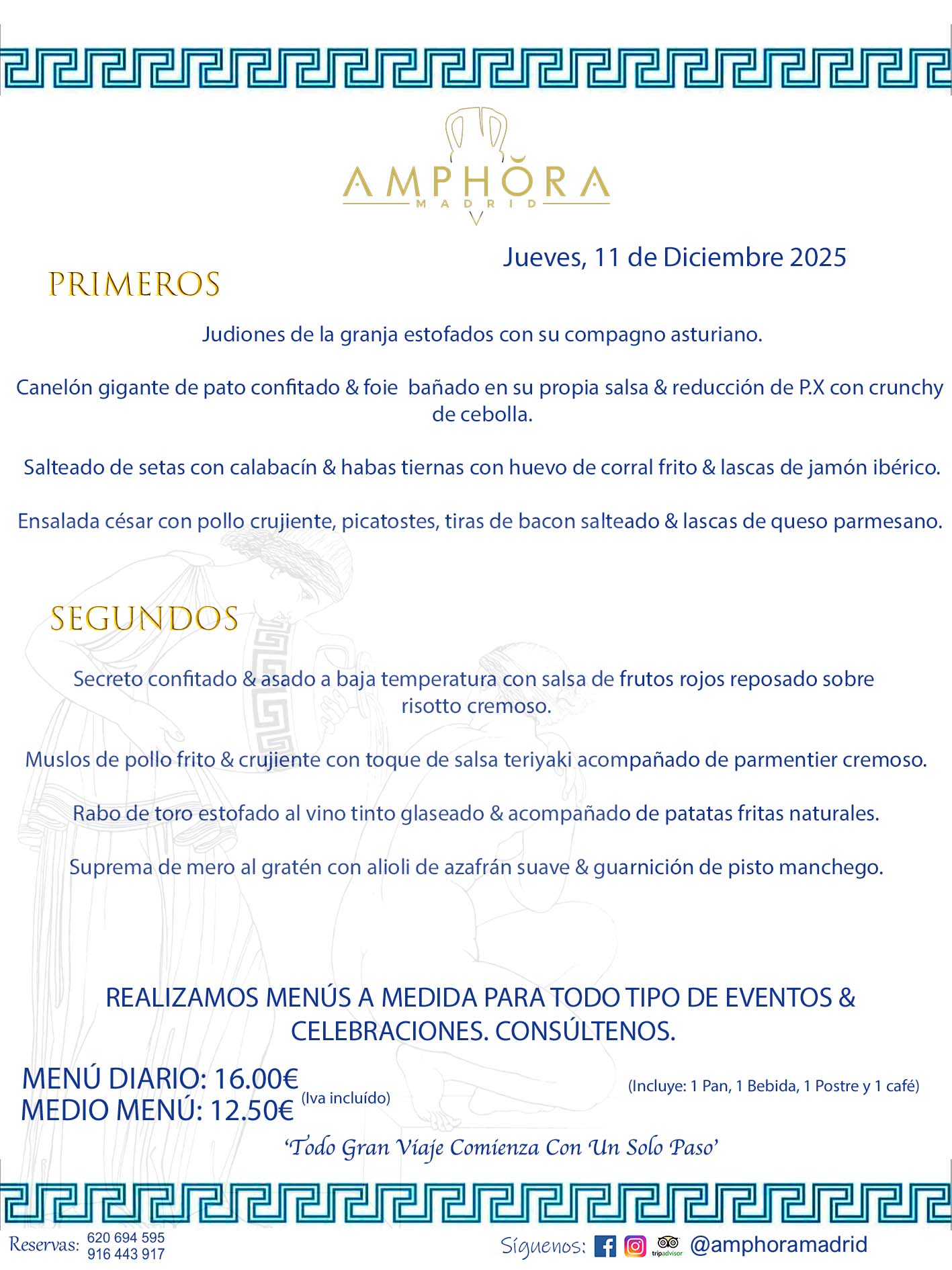 MENÚS DEL DÍA ALCORCÓN MENÚ DEL JUEVES 11 DE DICIEMBRE DE DE 2025 MENÚS DIARIOS MEJORES MENÚS RESTAURANTES ALCORCÓN RESTAURANTE AMPHORA TERRAZA EN ALCORCÓN (DISPONEMOS DE UNA GRAN TERRAZA) Av. Leganés, 54 28923 · Alcorcón · Madrid · España. 91 644 39 17 620 694 595 También realizamos menús especiales a medida personalizados a grupos para todo tipo de eventos, como celebraciones, comidas o cenas de empresas, bautizos, bodas, cumpleaños, cenas o comidas de navidad 2023 2024, etc. Consúltenos o visite nuestras excelentes y amplias instalaciones y les prepararemos el menú más ajustado a sus necesidades y presupuesto. #RestaurantesEventos #RestaurantesMenúsCelebraciones #RestaurantesSalonesBodasBautizosComuniones #MenúsEspecialesparaEventosAlcorcón #MenúsCelebracionesAlcorcón #RestaurantesSalonesMenúsEspecialesGrupos #RestaurantesMenúsCumpleaños #ComidasCenasEmpresasAlcorcón #MenúsparaCenasComidasEventosEmpresasMadrid #MejoresTerrazasMadrid #MejorTerrazaAlcorcónMadrid #PresupuestosMenúsBodasComunionesBautizosAlcorcón #RestaurantesSecretosconEncantoMadrid #RestaurantesMenúsCenasComidasGruposEmpresasNavidadesAlcorcon #SalonesComidasCenasEmpresasAlcorcón #MenúsEventos #MenúsBodas #MenúsComuniones #MenúsCumpleaños #MenúsBautizos #MenúsEventosAlcorcón #MenúsBodasAlcorcón #MenúsComunionesAlcorcón #MenúsCumpleañosAlcorcón #MenúsBautizosAlcorcón #MenúsNavidadAlcorcón #MenúsComidasNavidad #MenúsCenasNavidad #SalonesEventosAlcorcón RESTAURANTES ALCORCÓN CELEBRACIONES EVENTOS CUMPLEAÑOS BODAS COMUNIONES BAUTIZOS, MENÚS ESPECIALES A MEDIDA PARA REUNIONES FAMILIARES EVENTOS CELEBRACIONES BODAS COMUNIONES BAUTIZOS EN ALCORCÓN, RESTAURANTES SALONES GRUPOS COMIDAS CENAS EN ALCORCÓN, RESTAURANTES COMIDAS CENAS EMPRESA ALCORCÓN MADRID, MEJORES TERRAZAS ALCORCÓN, MEJOR TERRAZA ALCORCÓN, RESTAURANTES SECRETOS CON ENCANTO EN MADRID, RESTAURANTES MENUS GRUPOS ESPECIALES COMIDAS CENAS EMPRESAS NAVIDADES ALCORCÓN, CONSÚLTE NUESTROS MENÚS A MEDIDA PARA EVENTOS - REALIZAMOS MENÚS A MEDIDA PARA BODAS, COMUNIONES, BAUTIZOS, CUMPLEAÑOS, CENAS COMIDAS DE EMPRESAS, ETC - NUESTRO RESTAURANTE DIPONE DE UNA EXTRAORDINARIA TERRAZA PARA TODO TIPO DE EVENTOS - NUESTROS SALONES INTERIORES SE ADAPTAN A TODO DE EVENTOS, YA SEAN PARTICULARES COMO DE EMPRESAS - RESTAURANTE PREPARADO PARA TODO TIPO DE EVENTOS DE CLIENTES DE LA ZONA SUR SUROESTE DE MADRID COMO ALCORCÓN MÓSTOLES FUENLABRADA VILLAVICIOSA DE ODÓN POZUELO DE ALARCÓN GETAFE LAS ROZAS MAJADAHONDA - UNO DE LOS MEJORES RESTAURANTES DE MADRID PARA COMER O CENAR A LA CARTA O CON NUESTROS MENÚS - CELEBRE CON NOSOTROS SUS REUNIONES FAMILIARES CUMPLEAÑOS BAUTIZOS COMUNIONES BODAS PRESENTACIONES ETC. PUES SERÁN UN ÉXITO - MEJORES RESTAURANTES SALONES CELEBRACIONES EN ALCORCÓN -RESTAURANTES MENUS GRUPOS COMIDAS CENAS REUNIONES EMPRESAS NAVIDADES 2024 ALCORCÓN ZONA SUR MADRID.MENÚS DEL DÍA ALCORCÓN DIARIOS MEJORES MENÚS RESTAURANTES ALCORCÓN RESTAURANTE AMPHORA TERRAZA EN ALCORCÓN (DISPONEMOS DE UNA GRAN TERRAZA)