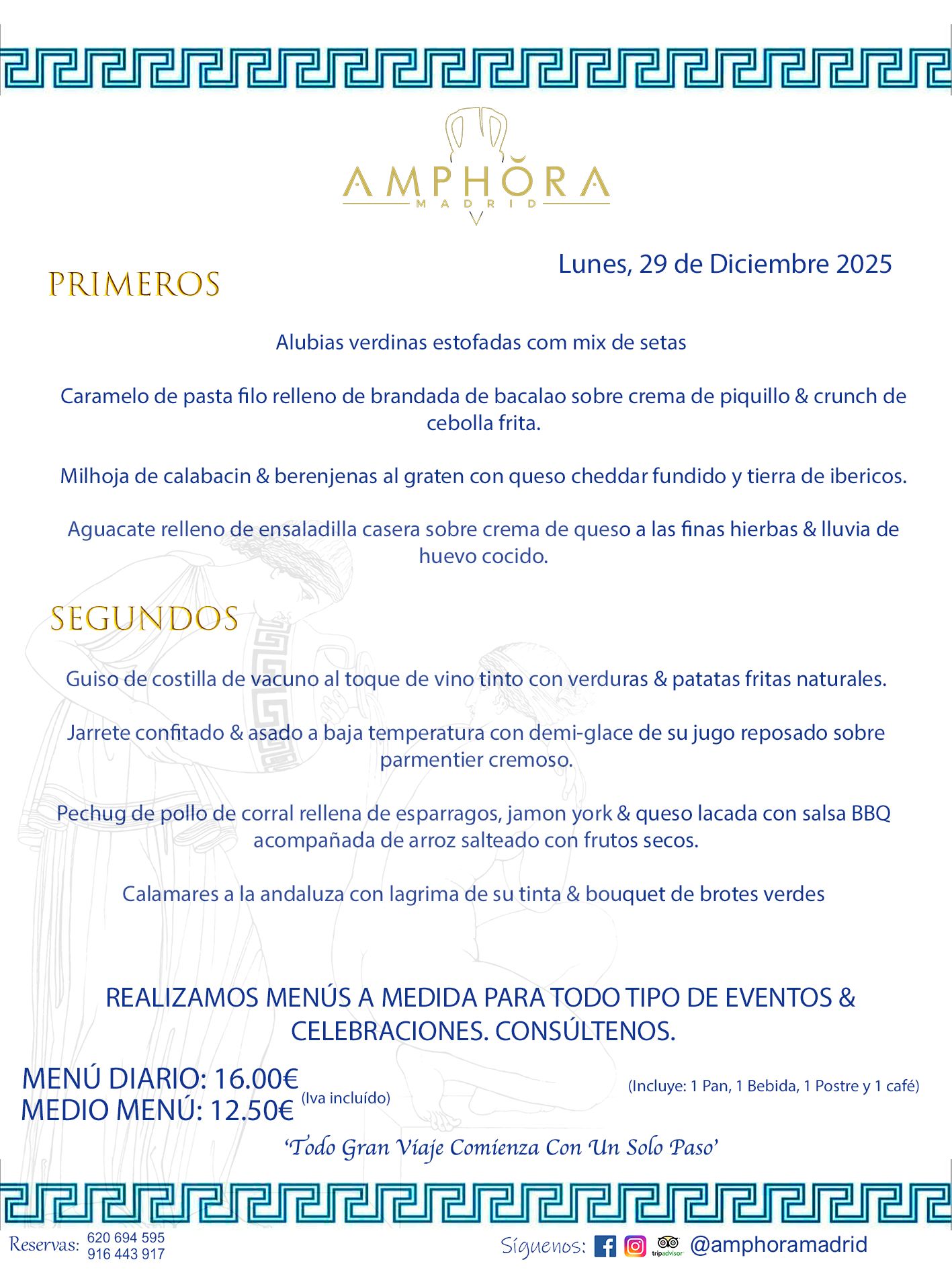MENÚS DEL DÍA ALCORCÓN MENÚ DEL LUNES 29 DE DICIEMBRE DE DE 2025 MENÚS DIARIOS MEJORES MENÚS RESTAURANTES ALCORCÓN RESTAURANTE AMPHORA TERRAZA EN ALCORCÓN (DISPONEMOS DE UNA GRAN TERRAZA) Av. Leganés, 54 28923 · Alcorcón · Madrid · España. 91 644 39 17 620 694 595 También realizamos menús especiales a medida personalizados a grupos para todo tipo de eventos, como celebraciones, comidas o cenas de empresas, bautizos, bodas, cumpleaños, cenas o comidas de navidad 2023 2024, etc. Consúltenos o visite nuestras excelentes y amplias instalaciones y les prepararemos el menú más ajustado a sus necesidades y presupuesto. #RestaurantesEventos #RestaurantesMenúsCelebraciones #RestaurantesSalonesBodasBautizosComuniones #MenúsEspecialesparaEventosAlcorcón #MenúsCelebracionesAlcorcón #RestaurantesSalonesMenúsEspecialesGrupos #RestaurantesMenúsCumpleaños #ComidasCenasEmpresasAlcorcón #MenúsparaCenasComidasEventosEmpresasMadrid #MejoresTerrazasMadrid #MejorTerrazaAlcorcónMadrid #PresupuestosMenúsBodasComunionesBautizosAlcorcón #RestaurantesSecretosconEncantoMadrid #RestaurantesMenúsCenasComidasGruposEmpresasNavidadesAlcorcon #SalonesComidasCenasEmpresasAlcorcón #MenúsEventos #MenúsBodas #MenúsComuniones #MenúsCumpleaños #MenúsBautizos #MenúsEventosAlcorcón #MenúsBodasAlcorcón #MenúsComunionesAlcorcón #MenúsCumpleañosAlcorcón #MenúsBautizosAlcorcón #MenúsNavidadAlcorcón #MenúsComidasNavidad #MenúsCenasNavidad #SalonesEventosAlcorcón RESTAURANTES ALCORCÓN CELEBRACIONES EVENTOS CUMPLEAÑOS BODAS COMUNIONES BAUTIZOS, MENÚS ESPECIALES A MEDIDA PARA REUNIONES FAMILIARES EVENTOS CELEBRACIONES BODAS COMUNIONES BAUTIZOS EN ALCORCÓN, RESTAURANTES SALONES GRUPOS COMIDAS CENAS EN ALCORCÓN, RESTAURANTES COMIDAS CENAS EMPRESA ALCORCÓN MADRID, MEJORES TERRAZAS ALCORCÓN, MEJOR TERRAZA ALCORCÓN, RESTAURANTES SECRETOS CON ENCANTO EN MADRID, RESTAURANTES MENUS GRUPOS ESPECIALES COMIDAS CENAS EMPRESAS NAVIDADES ALCORCÓN, CONSÚLTE NUESTROS MENÚS A MEDIDA PARA EVENTOS - REALIZAMOS MENÚS A MEDIDA PARA BODAS, COMUNIONES, BAUTIZOS, CUMPLEAÑOS, CENAS COMIDAS DE EMPRESAS, ETC - NUESTRO RESTAURANTE DIPONE DE UNA EXTRAORDINARIA TERRAZA PARA TODO TIPO DE EVENTOS - NUESTROS SALONES INTERIORES SE ADAPTAN A TODO DE EVENTOS, YA SEAN PARTICULARES COMO DE EMPRESAS - RESTAURANTE PREPARADO PARA TODO TIPO DE EVENTOS DE CLIENTES DE LA ZONA SUR SUROESTE DE MADRID COMO ALCORCÓN MÓSTOLES FUENLABRADA VILLAVICIOSA DE ODÓN POZUELO DE ALARCÓN GETAFE LAS ROZAS MAJADAHONDA - UNO DE LOS MEJORES RESTAURANTES DE MADRID PARA COMER O CENAR A LA CARTA O CON NUESTROS MENÚS - CELEBRE CON NOSOTROS SUS REUNIONES FAMILIARES CUMPLEAÑOS BAUTIZOS COMUNIONES BODAS PRESENTACIONES ETC. PUES SERÁN UN ÉXITO - MEJORES RESTAURANTES SALONES CELEBRACIONES EN ALCORCÓN -RESTAURANTES MENUS GRUPOS COMIDAS CENAS REUNIONES EMPRESAS NAVIDADES 2024 ALCORCÓN ZONA SUR MADRID.MENÚS DEL DÍA ALCORCÓN DIARIOS MEJORES MENÚS RESTAURANTES ALCORCÓN RESTAURANTE AMPHORA TERRAZA EN ALCORCÓN (DISPONEMOS DE UNA GRAN TERRAZA)