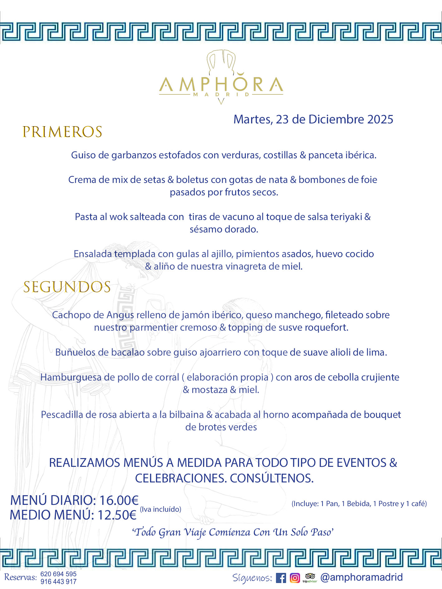 MENÚS DEL DÍA ALCORCÓN MENÚ DEL MARTES 23 DE DICIEMBRE DE DE 2025 MENÚS DIARIOS MEJORES MENÚS RESTAURANTES ALCORCÓN RESTAURANTE AMPHORA TERRAZA EN ALCORCÓN (DISPONEMOS DE UNA GRAN TERRAZA) Av. Leganés, 54 28923 · Alcorcón · Madrid · España. 91 644 39 17 620 694 595 También realizamos menús especiales a medida personalizados a grupos para todo tipo de eventos, como celebraciones, comidas o cenas de empresas, bautizos, bodas, cumpleaños, cenas o comidas de navidad 2023 2024, etc. Consúltenos o visite nuestras excelentes y amplias instalaciones y les prepararemos el menú más ajustado a sus necesidades y presupuesto. #RestaurantesEventos #RestaurantesMenúsCelebraciones #RestaurantesSalonesBodasBautizosComuniones #MenúsEspecialesparaEventosAlcorcón #MenúsCelebracionesAlcorcón #RestaurantesSalonesMenúsEspecialesGrupos #RestaurantesMenúsCumpleaños #ComidasCenasEmpresasAlcorcón #MenúsparaCenasComidasEventosEmpresasMadrid #MejoresTerrazasMadrid #MejorTerrazaAlcorcónMadrid #PresupuestosMenúsBodasComunionesBautizosAlcorcón #RestaurantesSecretosconEncantoMadrid #RestaurantesMenúsCenasComidasGruposEmpresasNavidadesAlcorcon #SalonesComidasCenasEmpresasAlcorcón #MenúsEventos #MenúsBodas #MenúsComuniones #MenúsCumpleaños #MenúsBautizos #MenúsEventosAlcorcón #MenúsBodasAlcorcón #MenúsComunionesAlcorcón #MenúsCumpleañosAlcorcón #MenúsBautizosAlcorcón #MenúsNavidadAlcorcón #MenúsComidasNavidad #MenúsCenasNavidad #SalonesEventosAlcorcón RESTAURANTES ALCORCÓN CELEBRACIONES EVENTOS CUMPLEAÑOS BODAS COMUNIONES BAUTIZOS, MENÚS ESPECIALES A MEDIDA PARA REUNIONES FAMILIARES EVENTOS CELEBRACIONES BODAS COMUNIONES BAUTIZOS EN ALCORCÓN, RESTAURANTES SALONES GRUPOS COMIDAS CENAS EN ALCORCÓN, RESTAURANTES COMIDAS CENAS EMPRESA ALCORCÓN MADRID, MEJORES TERRAZAS ALCORCÓN, MEJOR TERRAZA ALCORCÓN, RESTAURANTES SECRETOS CON ENCANTO EN MADRID, RESTAURANTES MENUS GRUPOS ESPECIALES COMIDAS CENAS EMPRESAS NAVIDADES ALCORCÓN, CONSÚLTE NUESTROS MENÚS A MEDIDA PARA EVENTOS - REALIZAMOS MENÚS A MEDIDA PARA BODAS, COMUNIONES, BAUTIZOS, CUMPLEAÑOS, CENAS COMIDAS DE EMPRESAS, ETC - NUESTRO RESTAURANTE DIPONE DE UNA EXTRAORDINARIA TERRAZA PARA TODO TIPO DE EVENTOS - NUESTROS SALONES INTERIORES SE ADAPTAN A TODO DE EVENTOS, YA SEAN PARTICULARES COMO DE EMPRESAS - RESTAURANTE PREPARADO PARA TODO TIPO DE EVENTOS DE CLIENTES DE LA ZONA SUR SUROESTE DE MADRID COMO ALCORCÓN MÓSTOLES FUENLABRADA VILLAVICIOSA DE ODÓN POZUELO DE ALARCÓN GETAFE LAS ROZAS MAJADAHONDA - UNO DE LOS MEJORES RESTAURANTES DE MADRID PARA COMER O CENAR A LA CARTA O CON NUESTROS MENÚS - CELEBRE CON NOSOTROS SUS REUNIONES FAMILIARES CUMPLEAÑOS BAUTIZOS COMUNIONES BODAS PRESENTACIONES ETC. PUES SERÁN UN ÉXITO - MEJORES RESTAURANTES SALONES CELEBRACIONES EN ALCORCÓN -RESTAURANTES MENUS GRUPOS COMIDAS CENAS REUNIONES EMPRESAS NAVIDADES 2024 ALCORCÓN ZONA SUR MADRID.MENÚS DEL DÍA ALCORCÓN DIARIOS MEJORES MENÚS RESTAURANTES ALCORCÓN RESTAURANTE AMPHORA TERRAZA EN ALCORCÓN (DISPONEMOS DE UNA GRAN TERRAZA)