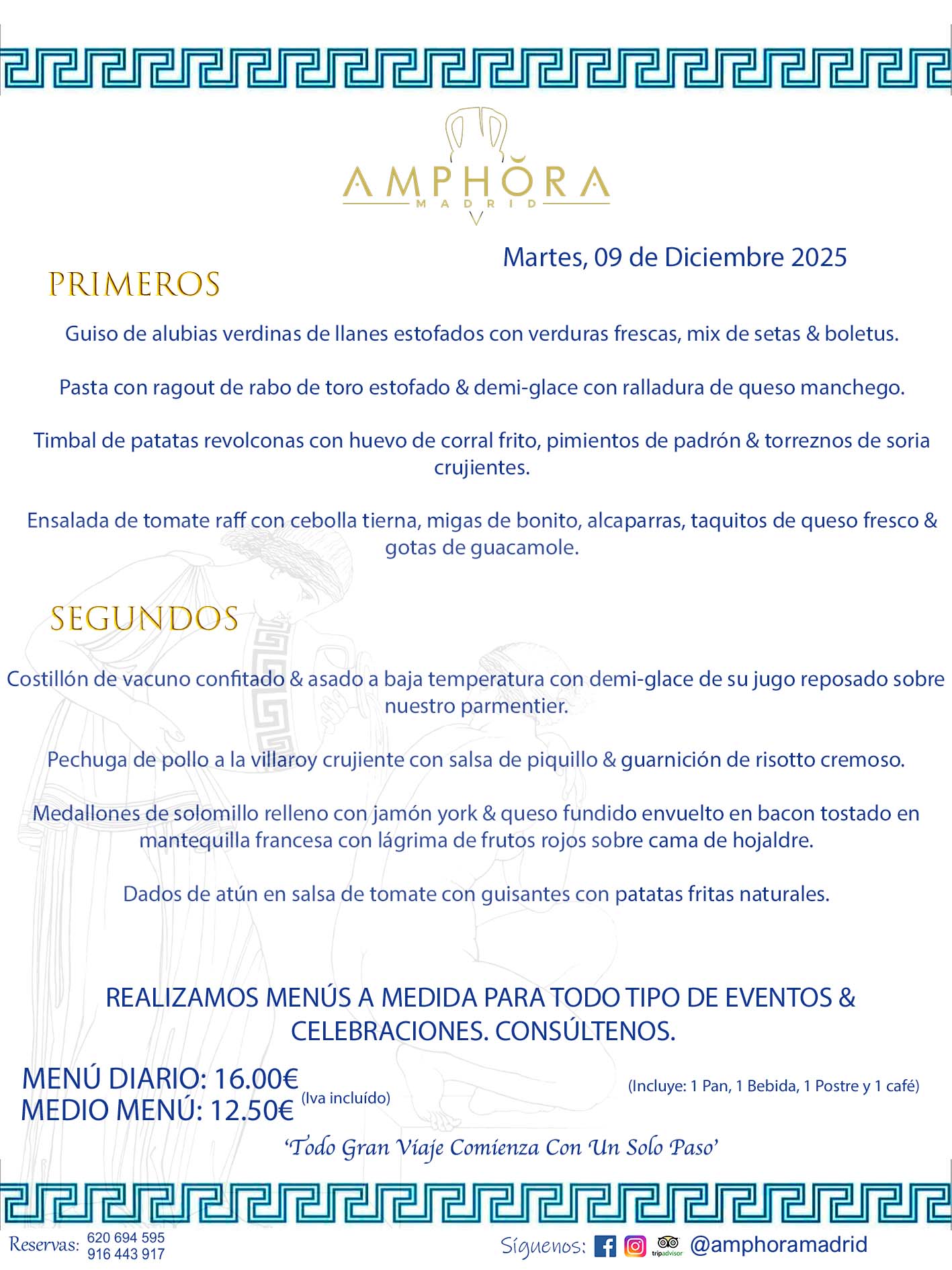 MENÚS DEL DÍA ALCORCÓN MENÚ DEL MARTES 9 DE DICIEMBRE DE DE 2025 MENÚS DIARIOS MEJORES MENÚS RESTAURANTES ALCORCÓN RESTAURANTE AMPHORA TERRAZA EN ALCORCÓN (DISPONEMOS DE UNA GRAN TERRAZA) Av. Leganés, 54 28923 · Alcorcón · Madrid · España. 91 644 39 17 620 694 595 También realizamos menús especiales a medida personalizados a grupos para todo tipo de eventos, como celebraciones, comidas o cenas de empresas, bautizos, bodas, cumpleaños, cenas o comidas de navidad 2023 2024, etc. Consúltenos o visite nuestras excelentes y amplias instalaciones y les prepararemos el menú más ajustado a sus necesidades y presupuesto. #RestaurantesEventos #RestaurantesMenúsCelebraciones #RestaurantesSalonesBodasBautizosComuniones #MenúsEspecialesparaEventosAlcorcón #MenúsCelebracionesAlcorcón #RestaurantesSalonesMenúsEspecialesGrupos #RestaurantesMenúsCumpleaños #ComidasCenasEmpresasAlcorcón #MenúsparaCenasComidasEventosEmpresasMadrid #MejoresTerrazasMadrid #MejorTerrazaAlcorcónMadrid #PresupuestosMenúsBodasComunionesBautizosAlcorcón #RestaurantesSecretosconEncantoMadrid #RestaurantesMenúsCenasComidasGruposEmpresasNavidadesAlcorcon #SalonesComidasCenasEmpresasAlcorcón #MenúsEventos #MenúsBodas #MenúsComuniones #MenúsCumpleaños #MenúsBautizos #MenúsEventosAlcorcón #MenúsBodasAlcorcón #MenúsComunionesAlcorcón #MenúsCumpleañosAlcorcón #MenúsBautizosAlcorcón #MenúsNavidadAlcorcón #MenúsComidasNavidad #MenúsCenasNavidad #SalonesEventosAlcorcón RESTAURANTES ALCORCÓN CELEBRACIONES EVENTOS CUMPLEAÑOS BODAS COMUNIONES BAUTIZOS, MENÚS ESPECIALES A MEDIDA PARA REUNIONES FAMILIARES EVENTOS CELEBRACIONES BODAS COMUNIONES BAUTIZOS EN ALCORCÓN, RESTAURANTES SALONES GRUPOS COMIDAS CENAS EN ALCORCÓN, RESTAURANTES COMIDAS CENAS EMPRESA ALCORCÓN MADRID, MEJORES TERRAZAS ALCORCÓN, MEJOR TERRAZA ALCORCÓN, RESTAURANTES SECRETOS CON ENCANTO EN MADRID, RESTAURANTES MENUS GRUPOS ESPECIALES COMIDAS CENAS EMPRESAS NAVIDADES ALCORCÓN, CONSÚLTE NUESTROS MENÚS A MEDIDA PARA EVENTOS - REALIZAMOS MENÚS A MEDIDA PARA BODAS, COMUNIONES, BAUTIZOS, CUMPLEAÑOS, CENAS COMIDAS DE EMPRESAS, ETC - NUESTRO RESTAURANTE DIPONE DE UNA EXTRAORDINARIA TERRAZA PARA TODO TIPO DE EVENTOS - NUESTROS SALONES INTERIORES SE ADAPTAN A TODO DE EVENTOS, YA SEAN PARTICULARES COMO DE EMPRESAS - RESTAURANTE PREPARADO PARA TODO TIPO DE EVENTOS DE CLIENTES DE LA ZONA SUR SUROESTE DE MADRID COMO ALCORCÓN MÓSTOLES FUENLABRADA VILLAVICIOSA DE ODÓN POZUELO DE ALARCÓN GETAFE LAS ROZAS MAJADAHONDA - UNO DE LOS MEJORES RESTAURANTES DE MADRID PARA COMER O CENAR A LA CARTA O CON NUESTROS MENÚS - CELEBRE CON NOSOTROS SUS REUNIONES FAMILIARES CUMPLEAÑOS BAUTIZOS COMUNIONES BODAS PRESENTACIONES ETC. PUES SERÁN UN ÉXITO - MEJORES RESTAURANTES SALONES CELEBRACIONES EN ALCORCÓN -RESTAURANTES MENUS GRUPOS COMIDAS CENAS REUNIONES EMPRESAS NAVIDADES 2024 ALCORCÓN ZONA SUR MADRID.MENÚS DEL DÍA ALCORCÓN DIARIOS MEJORES MENÚS RESTAURANTES ALCORCÓN RESTAURANTE AMPHORA TERRAZA EN ALCORCÓN (DISPONEMOS DE UNA GRAN TERRAZA)
