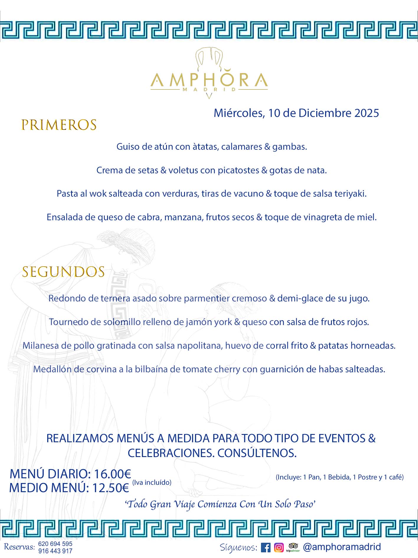 MENÚS DEL DÍA ALCORCÓN MENÚ DEL MIÉRCOLES 10 DE DICIEMBRE DE DE 2025 MENÚS DIARIOS MEJORES MENÚS RESTAURANTES ALCORCÓN RESTAURANTE AMPHORA TERRAZA EN ALCORCÓN (DISPONEMOS DE UNA GRAN TERRAZA) Av. Leganés, 54 28923 · Alcorcón · Madrid · España. 91 644 39 17 620 694 595 También realizamos menús especiales a medida personalizados a grupos para todo tipo de eventos, como celebraciones, comidas o cenas de empresas, bautizos, bodas, cumpleaños, cenas o comidas de navidad 2023 2024, etc. Consúltenos o visite nuestras excelentes y amplias instalaciones y les prepararemos el menú más ajustado a sus necesidades y presupuesto. #RestaurantesEventos #RestaurantesMenúsCelebraciones #RestaurantesSalonesBodasBautizosComuniones #MenúsEspecialesparaEventosAlcorcón #MenúsCelebracionesAlcorcón #RestaurantesSalonesMenúsEspecialesGrupos #RestaurantesMenúsCumpleaños #ComidasCenasEmpresasAlcorcón #MenúsparaCenasComidasEventosEmpresasMadrid #MejoresTerrazasMadrid #MejorTerrazaAlcorcónMadrid #PresupuestosMenúsBodasComunionesBautizosAlcorcón #RestaurantesSecretosconEncantoMadrid #RestaurantesMenúsCenasComidasGruposEmpresasNavidadesAlcorcon #SalonesComidasCenasEmpresasAlcorcón #MenúsEventos #MenúsBodas #MenúsComuniones #MenúsCumpleaños #MenúsBautizos #MenúsEventosAlcorcón #MenúsBodasAlcorcón #MenúsComunionesAlcorcón #MenúsCumpleañosAlcorcón #MenúsBautizosAlcorcón #MenúsNavidadAlcorcón #MenúsComidasNavidad #MenúsCenasNavidad #SalonesEventosAlcorcón RESTAURANTES ALCORCÓN CELEBRACIONES EVENTOS CUMPLEAÑOS BODAS COMUNIONES BAUTIZOS, MENÚS ESPECIALES A MEDIDA PARA REUNIONES FAMILIARES EVENTOS CELEBRACIONES BODAS COMUNIONES BAUTIZOS EN ALCORCÓN, RESTAURANTES SALONES GRUPOS COMIDAS CENAS EN ALCORCÓN, RESTAURANTES COMIDAS CENAS EMPRESA ALCORCÓN MADRID, MEJORES TERRAZAS ALCORCÓN, MEJOR TERRAZA ALCORCÓN, RESTAURANTES SECRETOS CON ENCANTO EN MADRID, RESTAURANTES MENUS GRUPOS ESPECIALES COMIDAS CENAS EMPRESAS NAVIDADES ALCORCÓN, CONSÚLTE NUESTROS MENÚS A MEDIDA PARA EVENTOS - REALIZAMOS MENÚS A MEDIDA PARA BODAS, COMUNIONES, BAUTIZOS, CUMPLEAÑOS, CENAS COMIDAS DE EMPRESAS, ETC - NUESTRO RESTAURANTE DIPONE DE UNA EXTRAORDINARIA TERRAZA PARA TODO TIPO DE EVENTOS - NUESTROS SALONES INTERIORES SE ADAPTAN A TODO DE EVENTOS, YA SEAN PARTICULARES COMO DE EMPRESAS - RESTAURANTE PREPARADO PARA TODO TIPO DE EVENTOS DE CLIENTES DE LA ZONA SUR SUROESTE DE MADRID COMO ALCORCÓN MÓSTOLES FUENLABRADA VILLAVICIOSA DE ODÓN POZUELO DE ALARCÓN GETAFE LAS ROZAS MAJADAHONDA - UNO DE LOS MEJORES RESTAURANTES DE MADRID PARA COMER O CENAR A LA CARTA O CON NUESTROS MENÚS - CELEBRE CON NOSOTROS SUS REUNIONES FAMILIARES CUMPLEAÑOS BAUTIZOS COMUNIONES BODAS PRESENTACIONES ETC. PUES SERÁN UN ÉXITO - MEJORES RESTAURANTES SALONES CELEBRACIONES EN ALCORCÓN -RESTAURANTES MENUS GRUPOS COMIDAS CENAS REUNIONES EMPRESAS NAVIDADES 2024 ALCORCÓN ZONA SUR MADRID.MENÚS DEL DÍA ALCORCÓN DIARIOS MEJORES MENÚS RESTAURANTES ALCORCÓN RESTAURANTE AMPHORA TERRAZA EN ALCORCÓN (DISPONEMOS DE UNA GRAN TERRAZA)