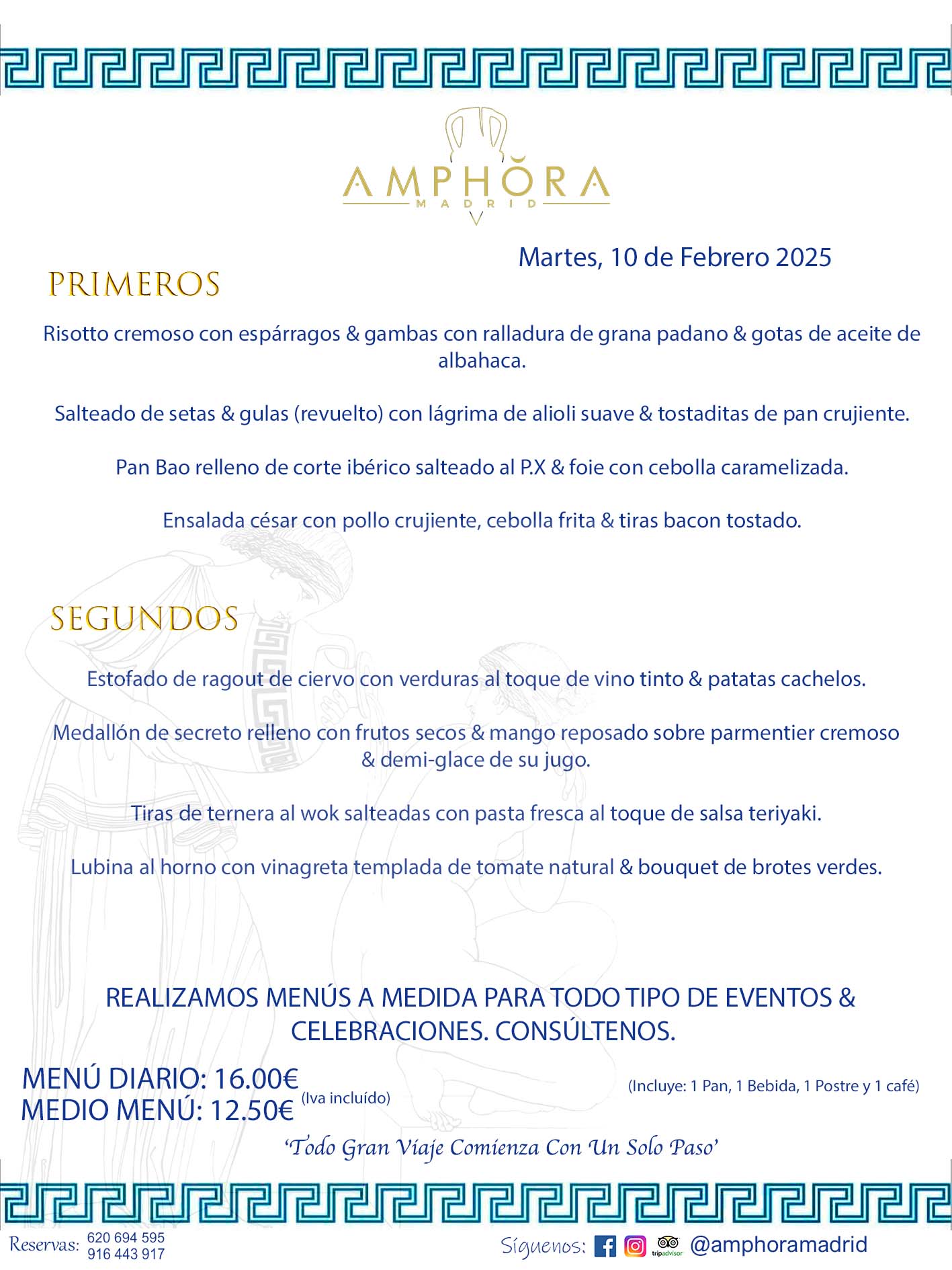 MENÚS DEL DÍA ALCORCÓN MENÚ DEL MARTES 3 DE FEBRERO DE DE 2026 MENÚS DIARIOS MEJORES MENÚS RESTAURANTES ALCORCÓN RESTAURANTE AMPHORA TERRAZA EN ALCORCÓN (DISPONEMOS DE UNA GRAN TERRAZA) Av. Leganés, 54 28923 · Alcorcón · Madrid · España. 91 644 39 17 620 694 595 También realizamos menús especiales a medida personalizados a grupos para todo tipo de eventos, como celebraciones, comidas o cenas de empresas, bautizos, bodas, cumpleaños, cenas o comidas de navidad 2023 2024, etc. Consúltenos o visite nuestras excelentes y amplias instalaciones y les prepararemos el menú más ajustado a sus necesidades y presupuesto. #RestaurantesEventos #RestaurantesMenúsCelebraciones #RestaurantesSalonesBodasBautizosComuniones #MenúsEspecialesparaEventosAlcorcón #MenúsCelebracionesAlcorcón #RestaurantesSalonesMenúsEspecialesGrupos #RestaurantesMenúsCumpleaños #ComidasCenasEmpresasAlcorcón #MenúsparaCenasComidasEventosEmpresasMadrid #MejoresTerrazasMadrid #MejorTerrazaAlcorcónMadrid #PresupuestosMenúsBodasComunionesBautizosAlcorcón #RestaurantesSecretosconEncantoMadrid #RestaurantesMenúsCenasComidasGruposEmpresasNavidadesAlcorcon #SalonesComidasCenasEmpresasAlcorcón #MenúsEventos #MenúsBodas #MenúsComuniones #MenúsCumpleaños #MenúsBautizos #MenúsEventosAlcorcón #MenúsBodasAlcorcón #MenúsComunionesAlcorcón #MenúsCumpleañosAlcorcón #MenúsBautizosAlcorcón #MenúsNavidadAlcorcón #MenúsComidasNavidad #MenúsCenasNavidad #SalonesEventosAlcorcón RESTAURANTES ALCORCÓN CELEBRACIONES EVENTOS CUMPLEAÑOS BODAS COMUNIONES BAUTIZOS, MENÚS ESPECIALES A MEDIDA PARA REUNIONES FAMILIARES EVENTOS CELEBRACIONES BODAS COMUNIONES BAUTIZOS EN ALCORCÓN, RESTAURANTES SALONES GRUPOS COMIDAS CENAS EN ALCORCÓN, RESTAURANTES COMIDAS CENAS EMPRESA ALCORCÓN MADRID, MEJORES TERRAZAS ALCORCÓN, MEJOR TERRAZA ALCORCÓN, RESTAURANTES SECRETOS CON ENCANTO EN MADRID, RESTAURANTES MENUS GRUPOS ESPECIALES COMIDAS CENAS EMPRESAS NAVIDADES ALCORCÓN, CONSÚLTE NUESTROS MENÚS A MEDIDA PARA EVENTOS - REALIZAMOS MENÚS A MEDIDA PARA BODAS, COMUNIONES, BAUTIZOS, CUMPLEAÑOS, CENAS COMIDAS DE EMPRESAS, ETC - NUESTRO RESTAURANTE DIPONE DE UNA EXTRAORDINARIA TERRAZA PARA TODO TIPO DE EVENTOS - NUESTROS SALONES INTERIORES SE ADAPTAN A TODO DE EVENTOS, YA SEAN PARTICULARES COMO DE EMPRESAS - RESTAURANTE PREPARADO PARA TODO TIPO DE EVENTOS DE CLIENTES DE LA ZONA SUR SUROESTE DE MADRID COMO ALCORCÓN MÓSTOLES FUENLABRADA VILLAVICIOSA DE ODÓN POZUELO DE ALARCÓN GETAFE LAS ROZAS MAJADAHONDA - UNO DE LOS MEJORES RESTAURANTES DE MADRID PARA COMER O CENAR A LA CARTA O CON NUESTROS MENÚS - CELEBRE CON NOSOTROS SUS REUNIONES FAMILIARES CUMPLEAÑOS BAUTIZOS COMUNIONES BODAS PRESENTACIONES ETC. PUES SERÁN UN ÉXITO - MEJORES RESTAURANTES SALONES CELEBRACIONES EN ALCORCÓN -RESTAURANTES MENUS GRUPOS COMIDAS CENAS REUNIONES EMPRESAS NAVIDADES 2024 ALCORCÓN ZONA SUR MADRID.MENÚS DEL DÍA ALCORCÓN DIARIOS MEJORES MENÚS RESTAURANTES ALCORCÓN RESTAURANTE AMPHORA TERRAZA EN ALCORCÓN (DISPONEMOS DE UNA GRAN TERRAZA)