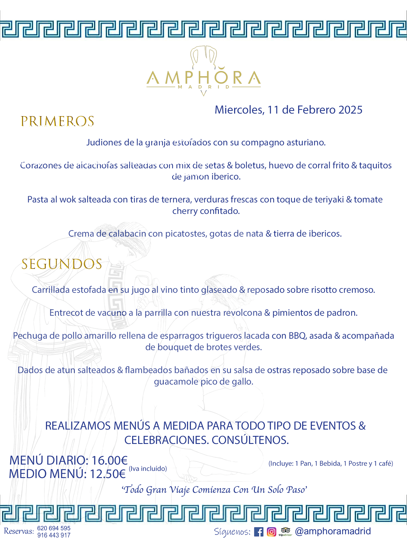MENÚS DEL DÍA ALCORCÓN MENÚ DEL MIÉRCOLES 11 DE FEBRERO DE DE 2026 MENÚS DIARIOS MEJORES MENÚS RESTAURANTES ALCORCÓN RESTAURANTE AMPHORA TERRAZA EN ALCORCÓN (DISPONEMOS DE UNA GRAN TERRAZA) Av. Leganés, 54 28923 · Alcorcón · Madrid · España. 91 644 39 17 620 694 595 También realizamos menús especiales a medida personalizados a grupos para todo tipo de eventos, como celebraciones, comidas o cenas de empresas, bautizos, bodas, cumpleaños, cenas o comidas de navidad 2023 2024, etc. Consúltenos o visite nuestras excelentes y amplias instalaciones y les prepararemos el menú más ajustado a sus necesidades y presupuesto. #RestaurantesEventos #RestaurantesMenúsCelebraciones #RestaurantesSalonesBodasBautizosComuniones #MenúsEspecialesparaEventosAlcorcón #MenúsCelebracionesAlcorcón #RestaurantesSalonesMenúsEspecialesGrupos #RestaurantesMenúsCumpleaños #ComidasCenasEmpresasAlcorcón #MenúsparaCenasComidasEventosEmpresasMadrid #MejoresTerrazasMadrid #MejorTerrazaAlcorcónMadrid #PresupuestosMenúsBodasComunionesBautizosAlcorcón #RestaurantesSecretosconEncantoMadrid #RestaurantesMenúsCenasComidasGruposEmpresasNavidadesAlcorcon #SalonesComidasCenasEmpresasAlcorcón #MenúsEventos #MenúsBodas #MenúsComuniones #MenúsCumpleaños #MenúsBautizos #MenúsEventosAlcorcón #MenúsBodasAlcorcón #MenúsComunionesAlcorcón #MenúsCumpleañosAlcorcón #MenúsBautizosAlcorcón #MenúsNavidadAlcorcón #MenúsComidasNavidad #MenúsCenasNavidad #SalonesEventosAlcorcón RESTAURANTES ALCORCÓN CELEBRACIONES EVENTOS CUMPLEAÑOS BODAS COMUNIONES BAUTIZOS, MENÚS ESPECIALES A MEDIDA PARA REUNIONES FAMILIARES EVENTOS CELEBRACIONES BODAS COMUNIONES BAUTIZOS EN ALCORCÓN, RESTAURANTES SALONES GRUPOS COMIDAS CENAS EN ALCORCÓN, RESTAURANTES COMIDAS CENAS EMPRESA ALCORCÓN MADRID, MEJORES TERRAZAS ALCORCÓN, MEJOR TERRAZA ALCORCÓN, RESTAURANTES SECRETOS CON ENCANTO EN MADRID, RESTAURANTES MENUS GRUPOS ESPECIALES COMIDAS CENAS EMPRESAS NAVIDADES ALCORCÓN, CONSÚLTE NUESTROS MENÚS A MEDIDA PARA EVENTOS - REALIZAMOS MENÚS A MEDIDA PARA BODAS, COMUNIONES, BAUTIZOS, CUMPLEAÑOS, CENAS COMIDAS DE EMPRESAS, ETC - NUESTRO RESTAURANTE DIPONE DE UNA EXTRAORDINARIA TERRAZA PARA TODO TIPO DE EVENTOS - NUESTROS SALONES INTERIORES SE ADAPTAN A TODO DE EVENTOS, YA SEAN PARTICULARES COMO DE EMPRESAS - RESTAURANTE PREPARADO PARA TODO TIPO DE EVENTOS DE CLIENTES DE LA ZONA SUR SUROESTE DE MADRID COMO ALCORCÓN MÓSTOLES FUENLABRADA VILLAVICIOSA DE ODÓN POZUELO DE ALARCÓN GETAFE LAS ROZAS MAJADAHONDA - UNO DE LOS MEJORES RESTAURANTES DE MADRID PARA COMER O CENAR A LA CARTA O CON NUESTROS MENÚS - CELEBRE CON NOSOTROS SUS REUNIONES FAMILIARES CUMPLEAÑOS BAUTIZOS COMUNIONES BODAS PRESENTACIONES ETC. PUES SERÁN UN ÉXITO - MEJORES RESTAURANTES SALONES CELEBRACIONES EN ALCORCÓN -RESTAURANTES MENUS GRUPOS COMIDAS CENAS REUNIONES EMPRESAS NAVIDADES 2024 ALCORCÓN ZONA SUR MADRID.MENÚS DEL DÍA ALCORCÓN DIARIOS MEJORES MENÚS RESTAURANTES ALCORCÓN RESTAURANTE AMPHORA TERRAZA EN ALCORCÓN (DISPONEMOS DE UNA GRAN TERRAZA)